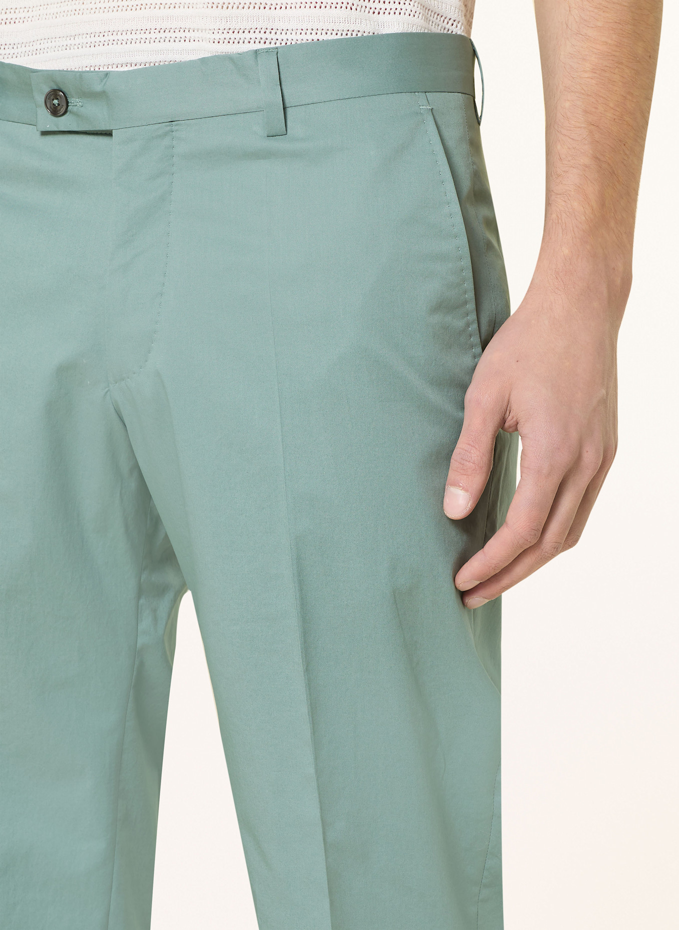 BALDESSARINI Spodnie garniturowe extra slim fit: 6031 Silver Blue