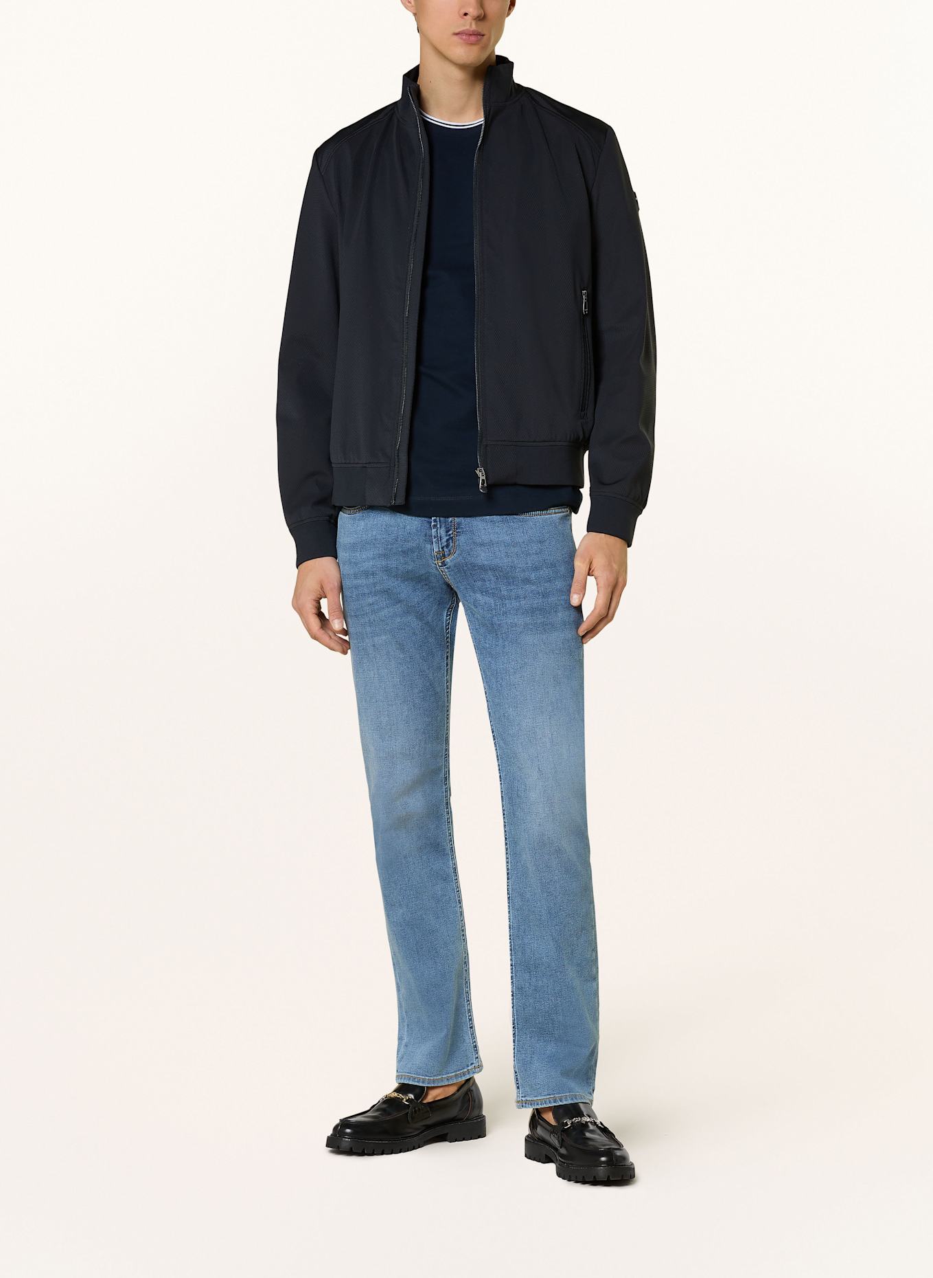 BALDESSARINI Džíny Regular Fit: 6846 light blue used mustache