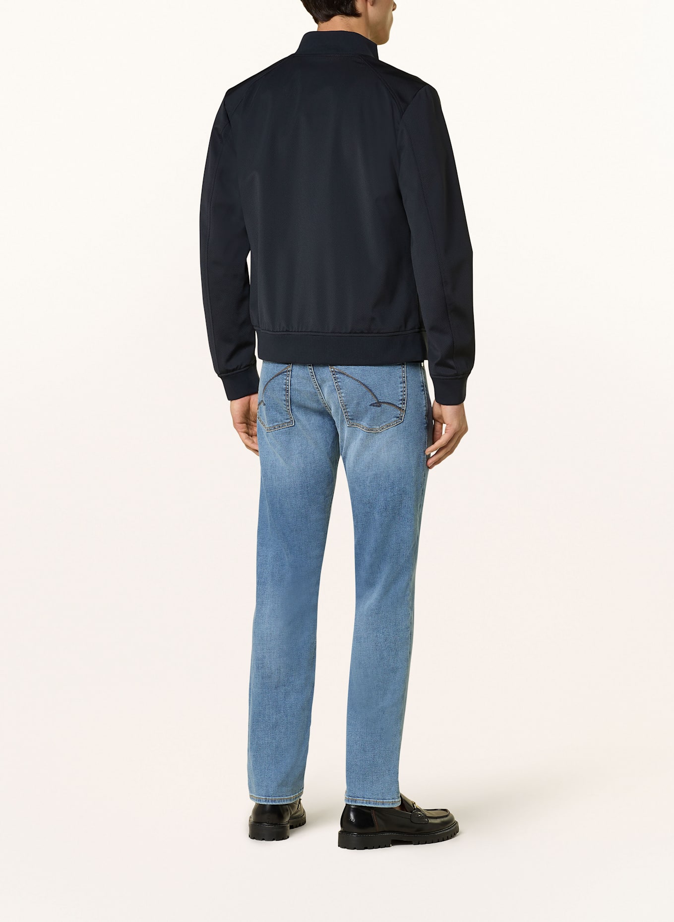 BALDESSARINI Džíny Regular Fit: 6846 light blue used mustache