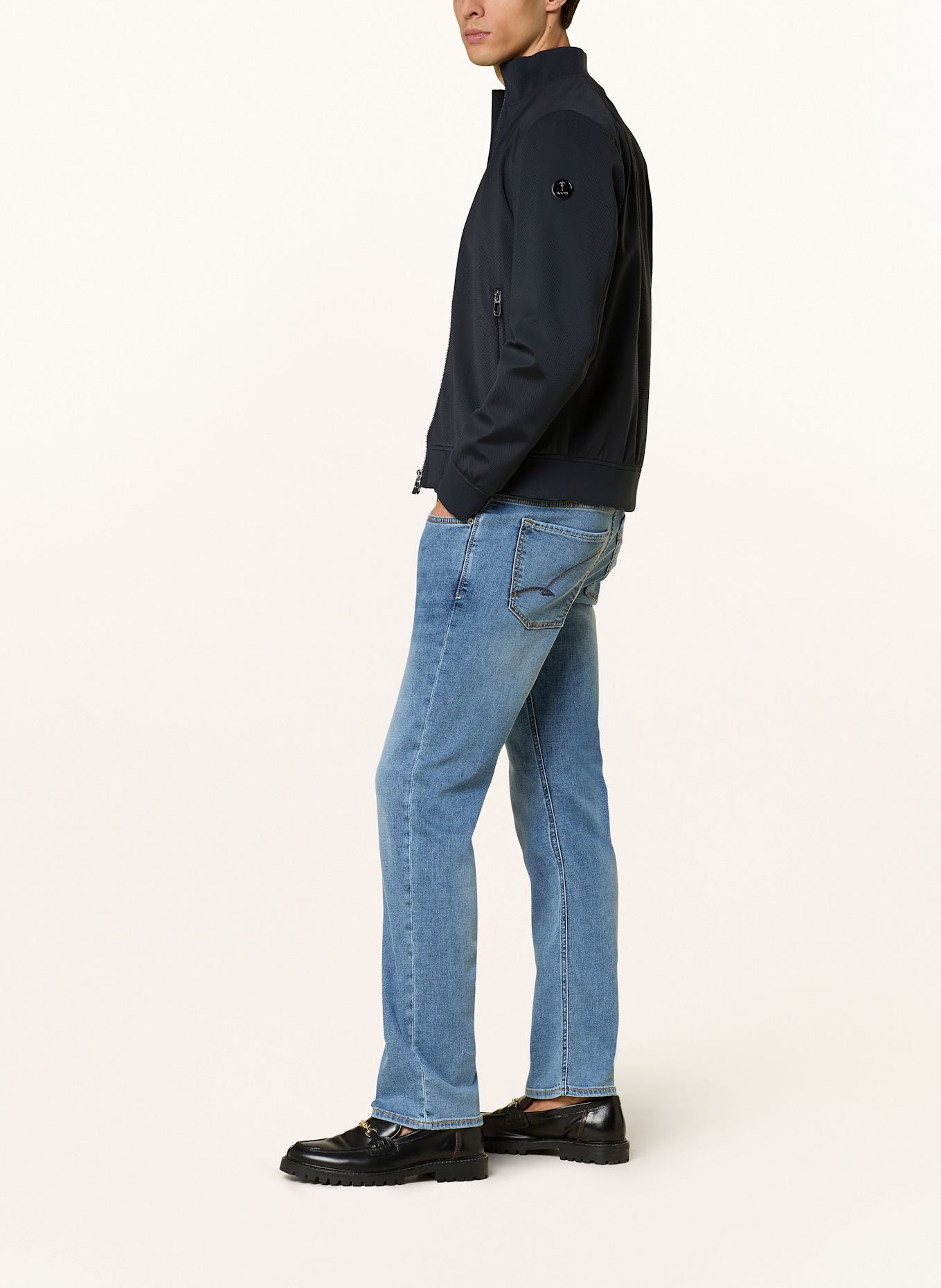BALDESSARINI Džíny Regular Fit: 6846 light blue used mustache