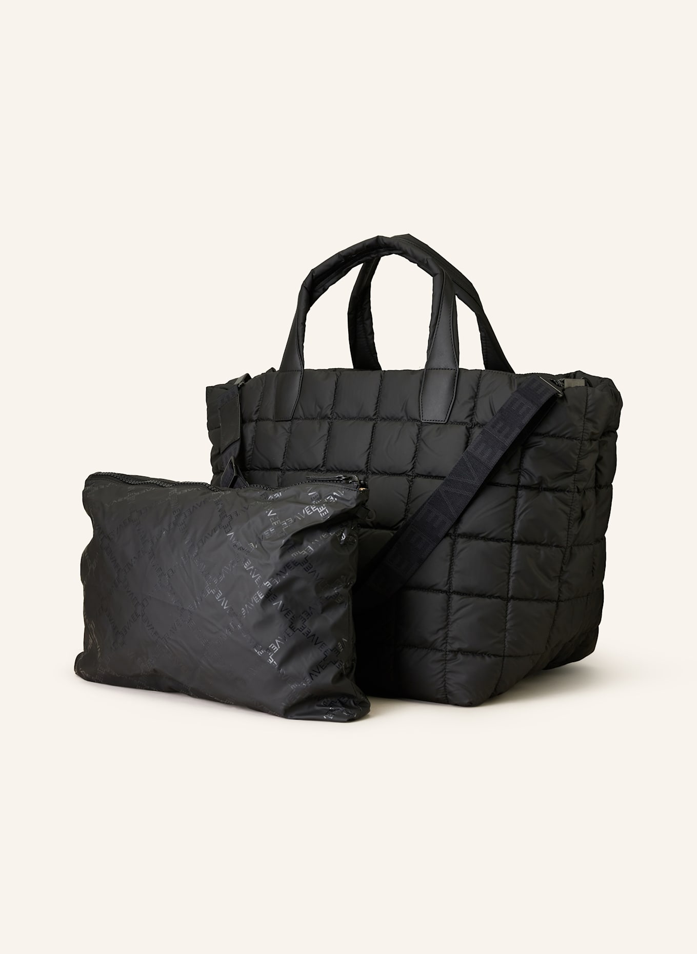 Vee Collective Weekender PORTER mit Pouch: SCHWARZ