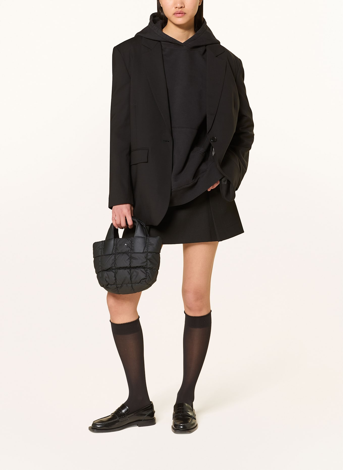 Vee Collective Handtasche PORTER MINI TOTE mit Pouch: SCHWARZ