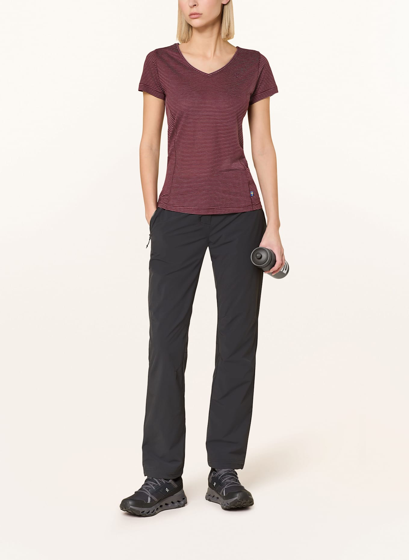 FJÄLLRÄVEN T-Shirt ABISKO COOL: DARK RED