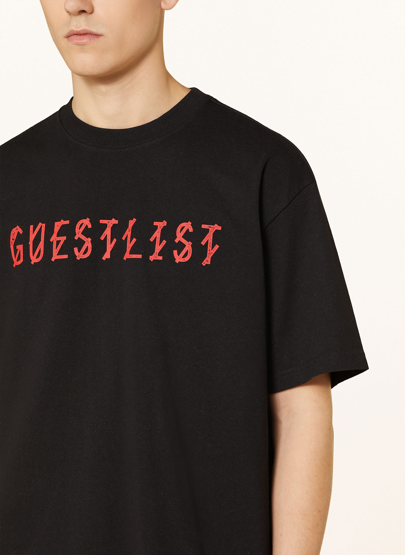 44 LABEL GROUP T-Shirt: SCHWARZ