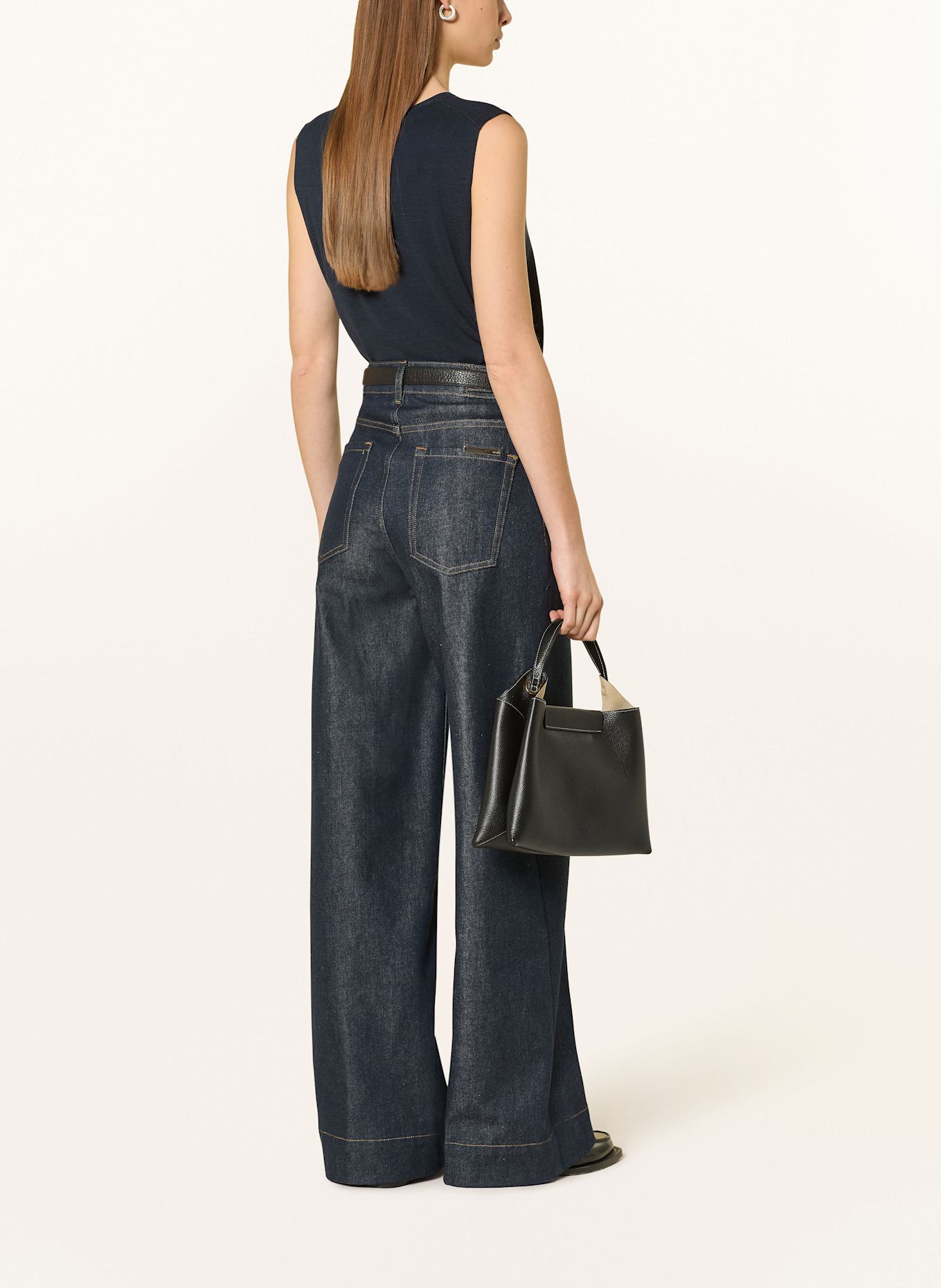 Part Two Strickweste: DUNKELBLAU