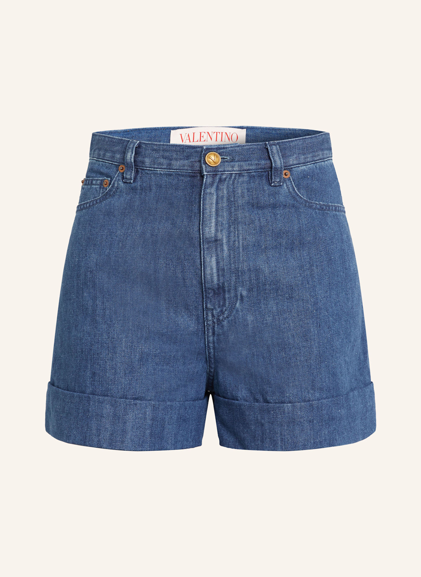 VALENTINO Jeansshorts: 558 MEDIUM BLUE DENIM