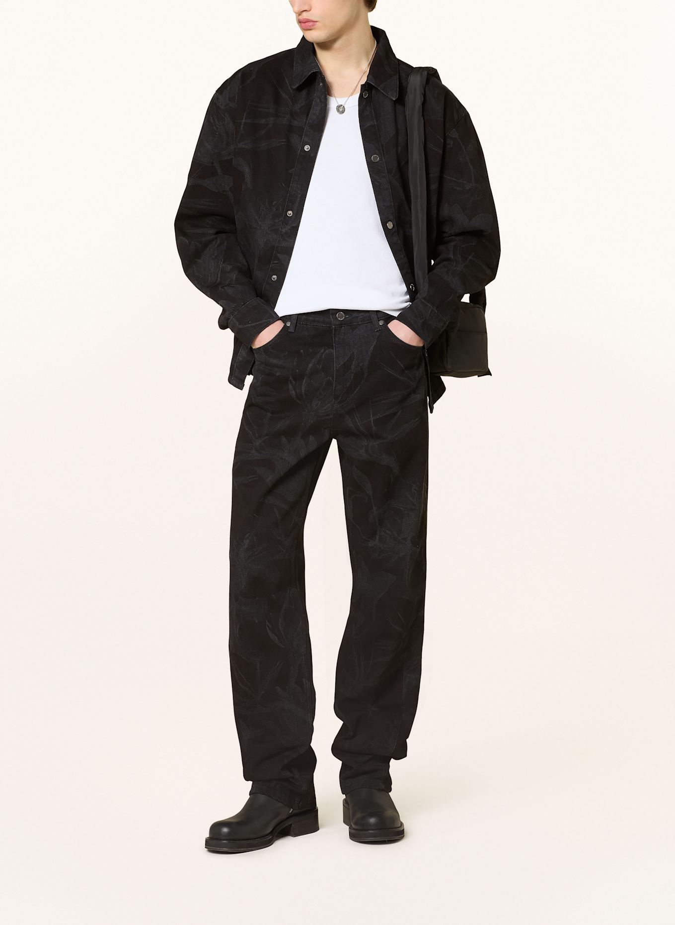 DAILY PAPER Straight Jeans: SCHWARZ