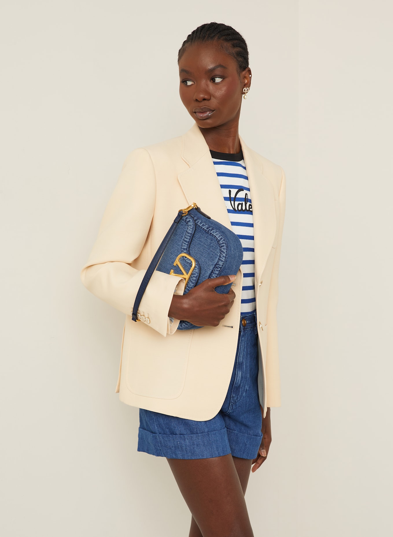 VALENTINO GARAVANI Schultertasche ALLTIME: BLAU