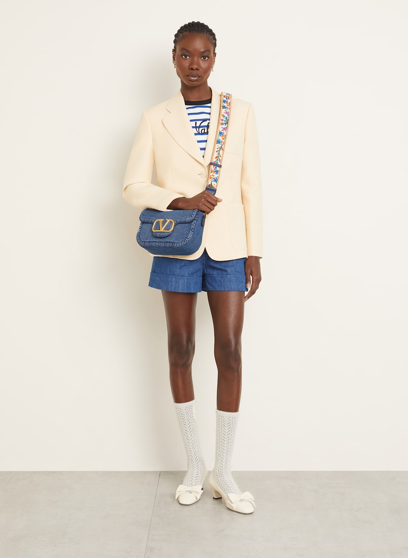 VALENTINO GARAVANI Schultertasche ALLTIME: BLAU