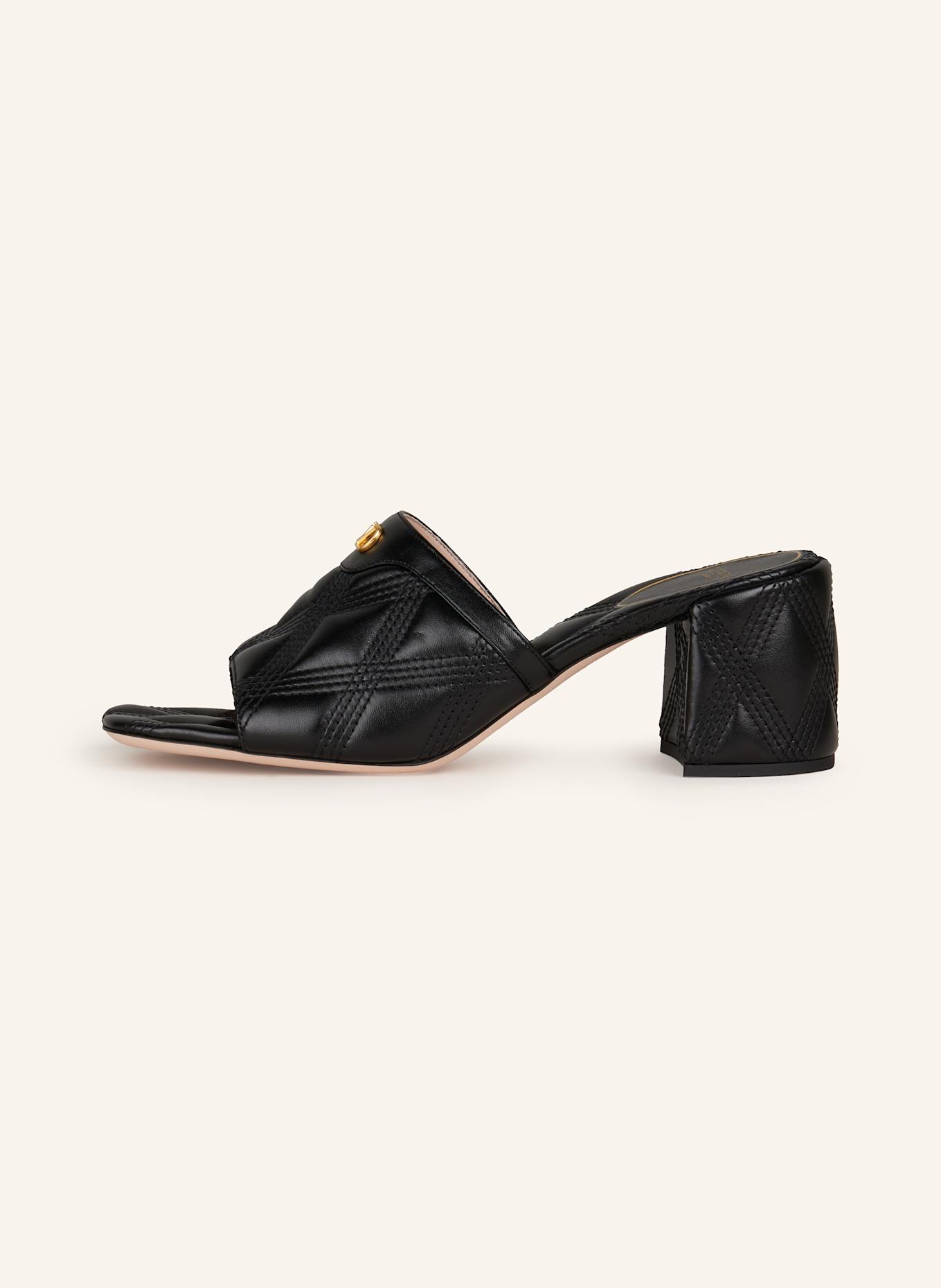 VALENTINO GARAVANI Mules QUILTIE 67: SCHWARZ