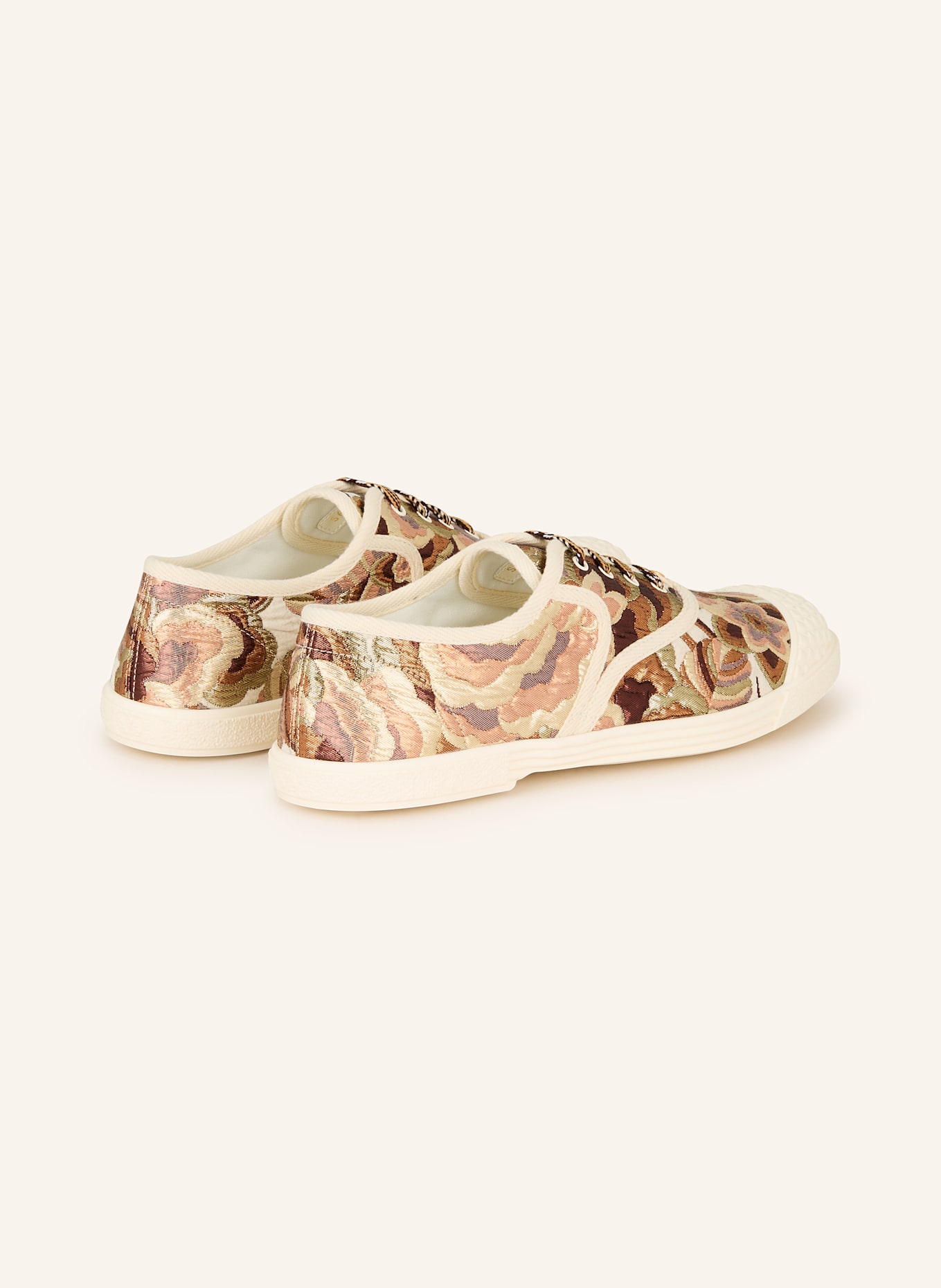 VALENTINO GARAVANI Sneaker BAY BY BAY: GOLD/ ROSÉGOLD/ COGNAC