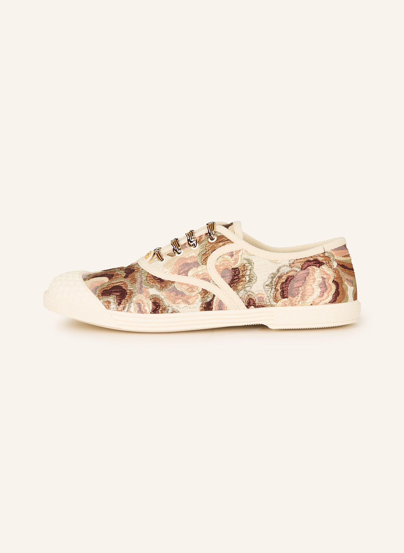 VALENTINO GARAVANI Sneaker BAY BY BAY: GOLD/ ROSÉGOLD/ COGNAC