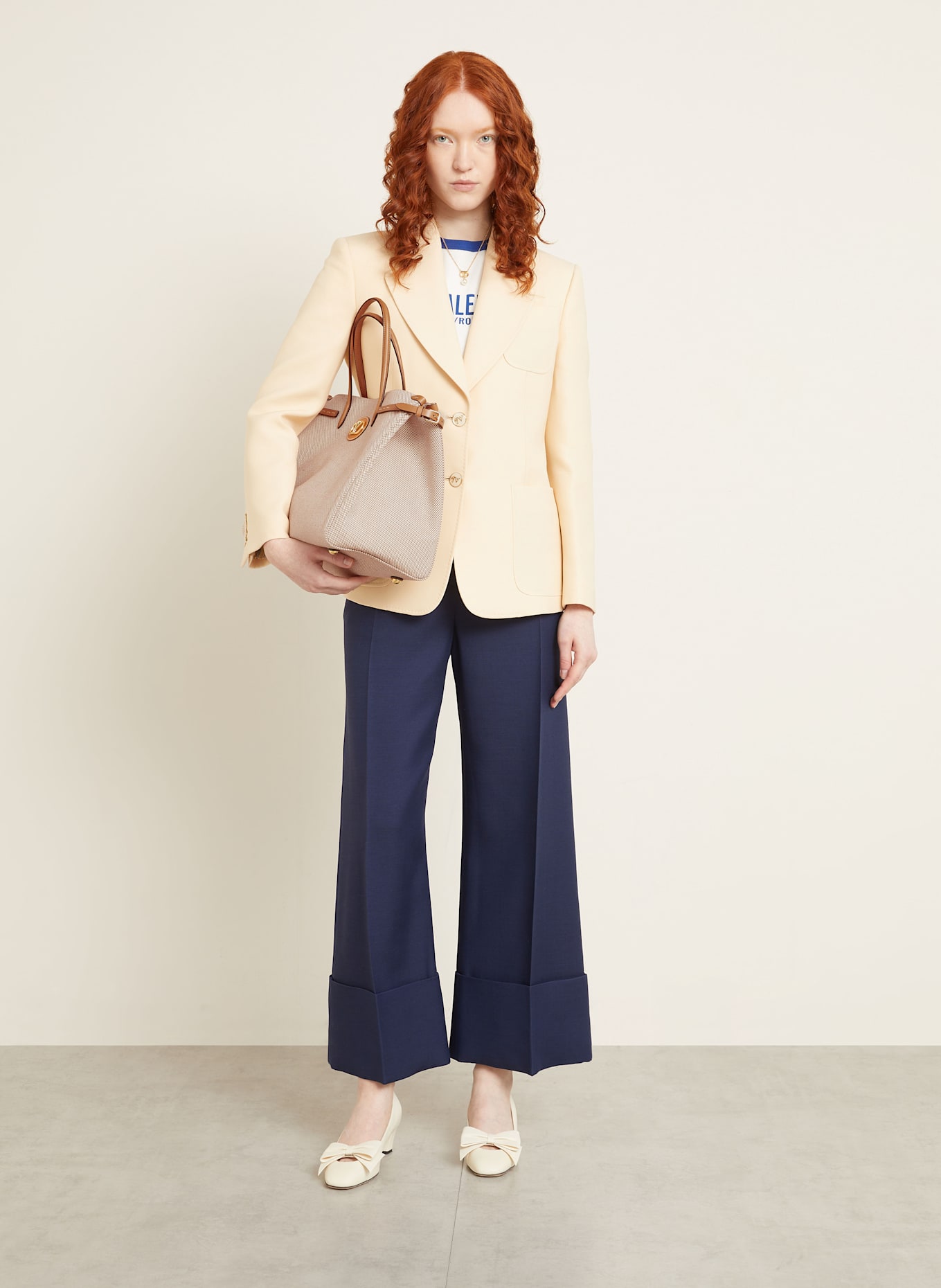 VALENTINO GARAVANI Handtasche ANTIBES MEDIUM: BEIGE/ CAMEL