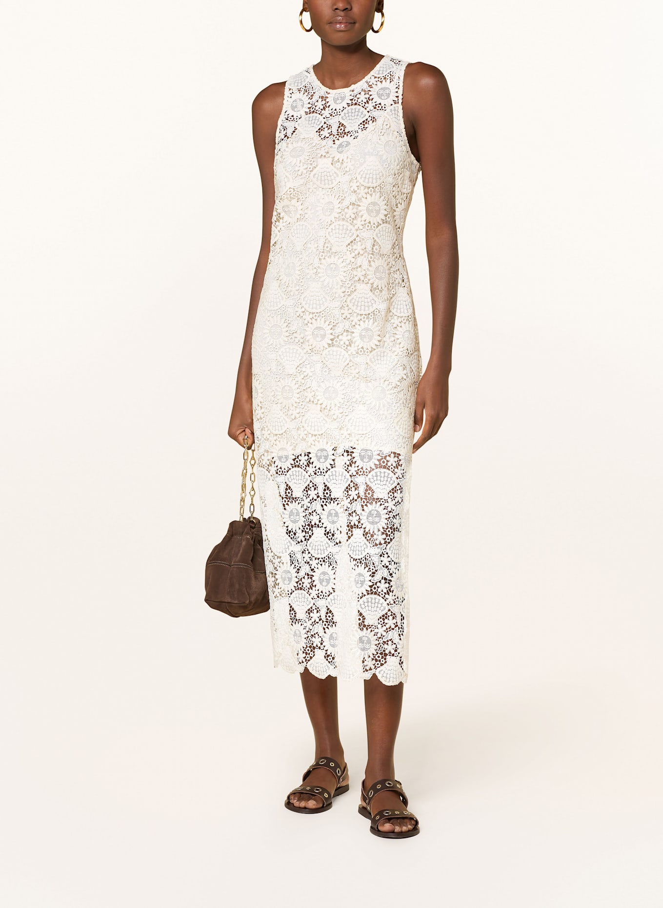 FABIENNE CHAPOT Häkelkleid FRANCIS: ECRU