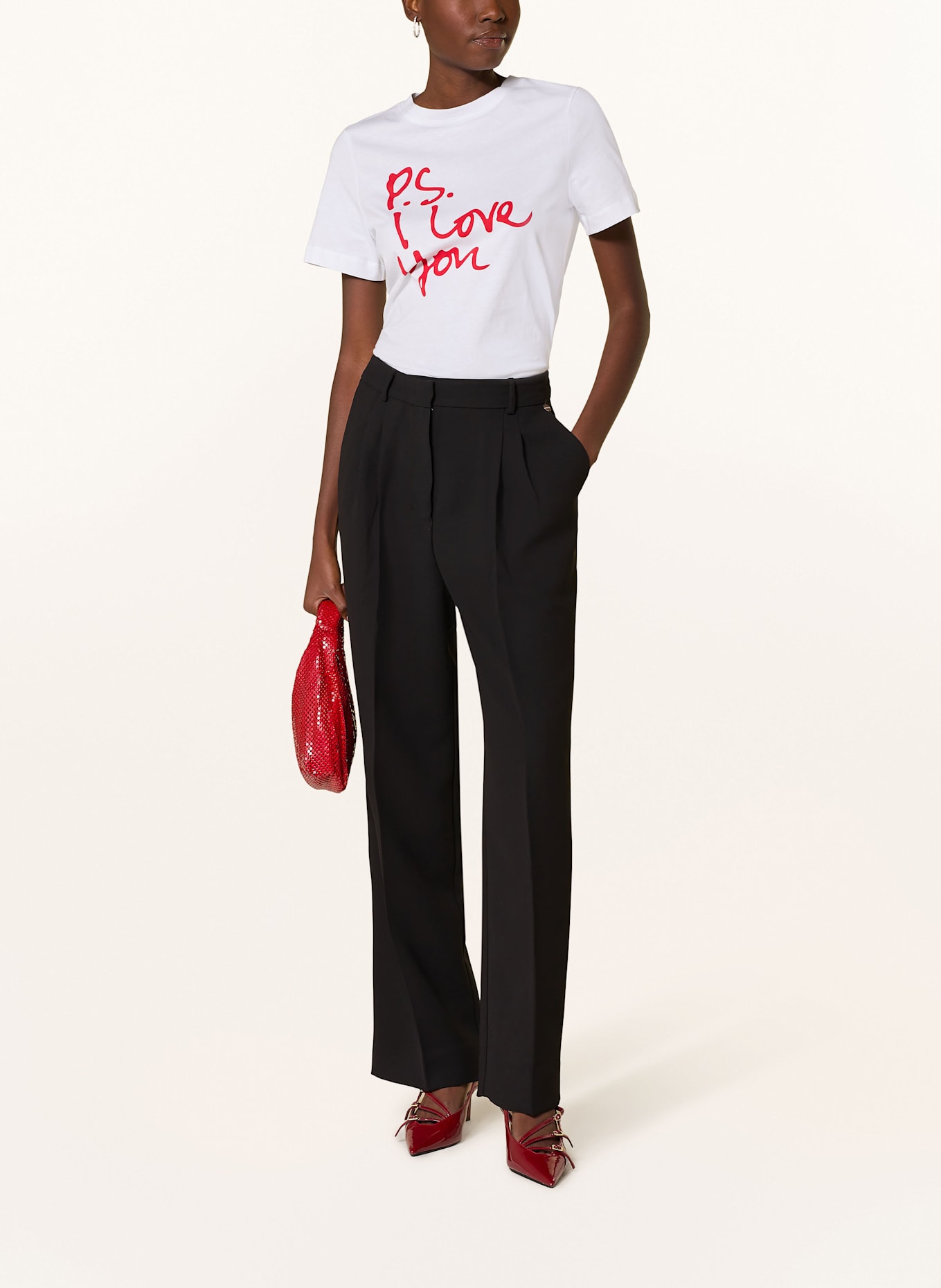 Rich & Royal Marlenehose: SCHWARZ