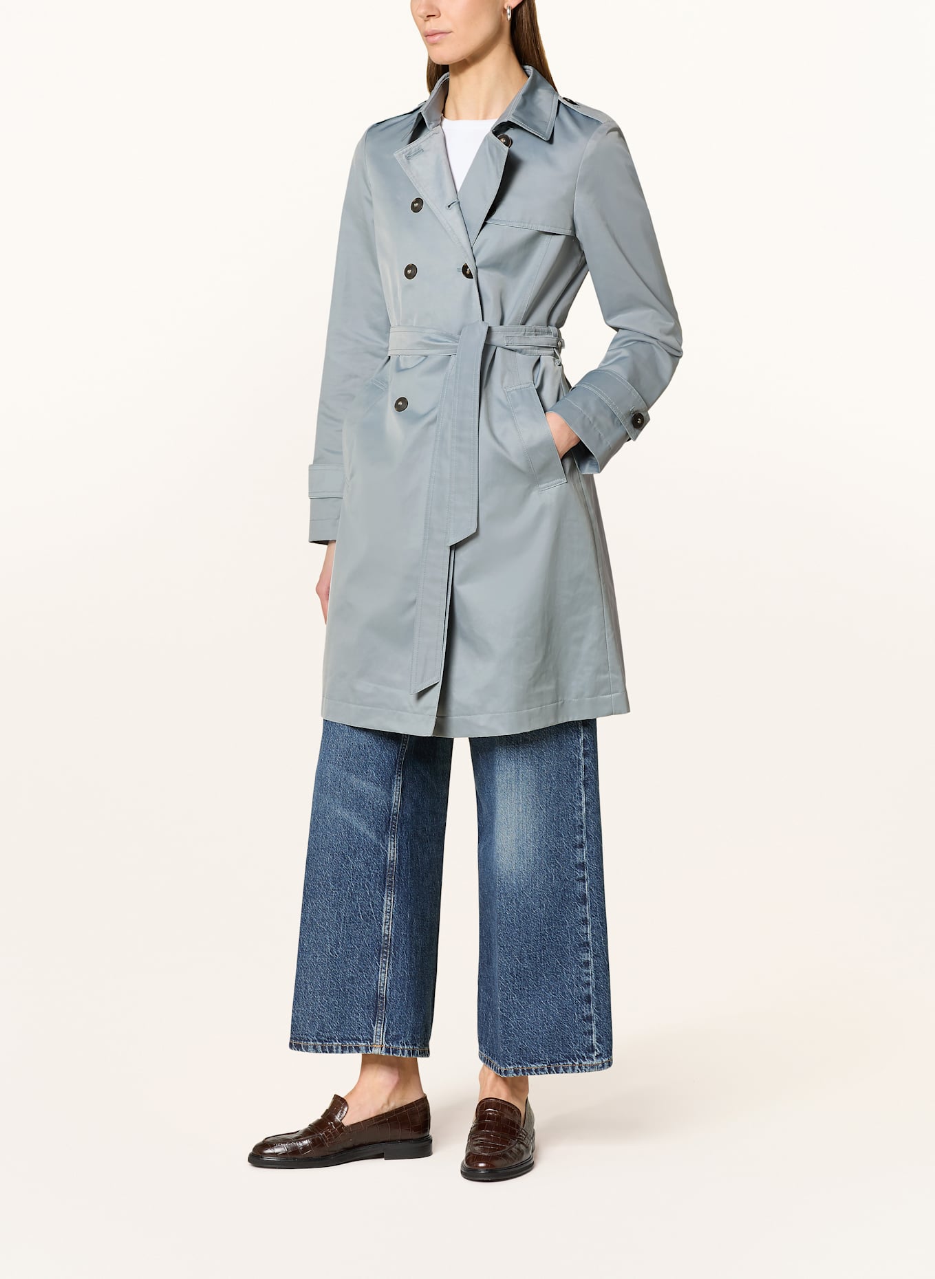 FUCHS SCHMITT Trenchcoat: LICHTBLAUW