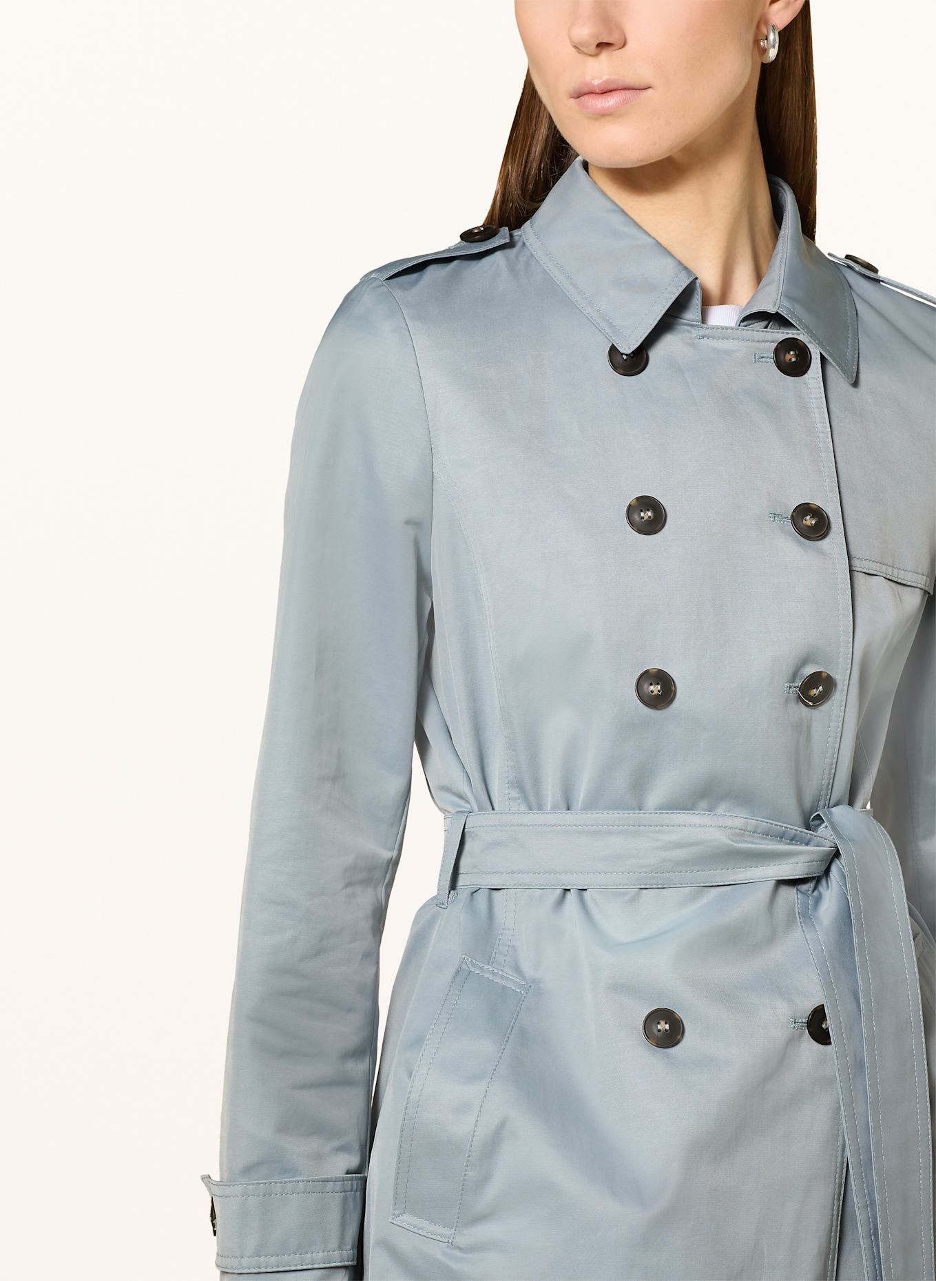 FUCHS SCHMITT Trenchcoat: LICHTBLAUW