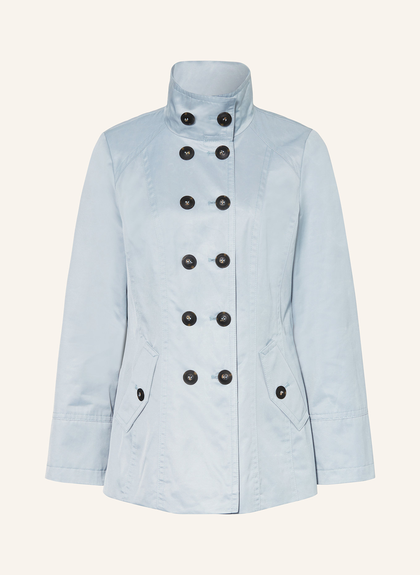FUCHS SCHMITT Pea coat: LIGHT BLUE