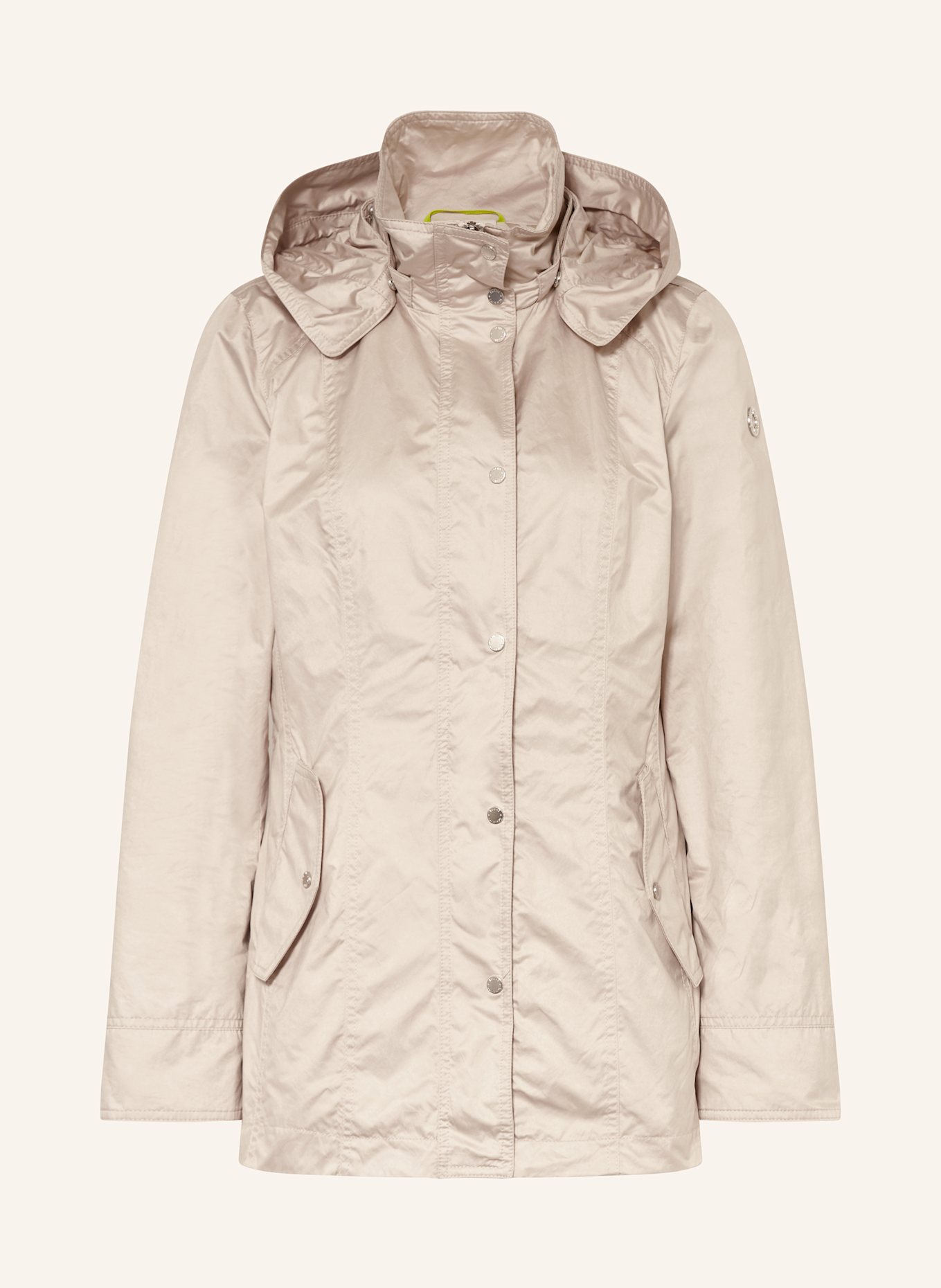 FUCHS SCHMITT Jacket with detachable hood: BEIGE