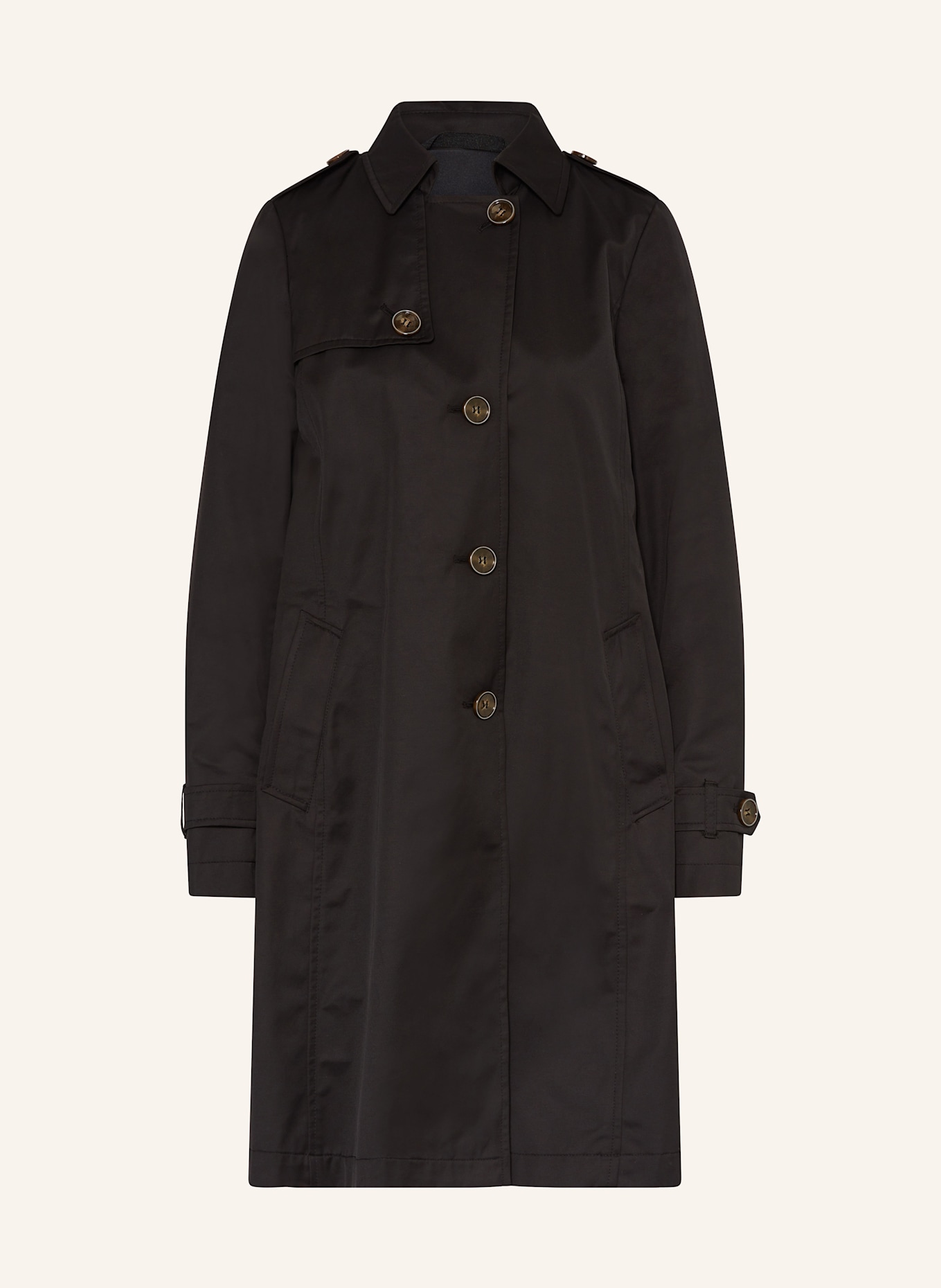 FUCHS SCHMITT Trenchcoat: SCHWARZ