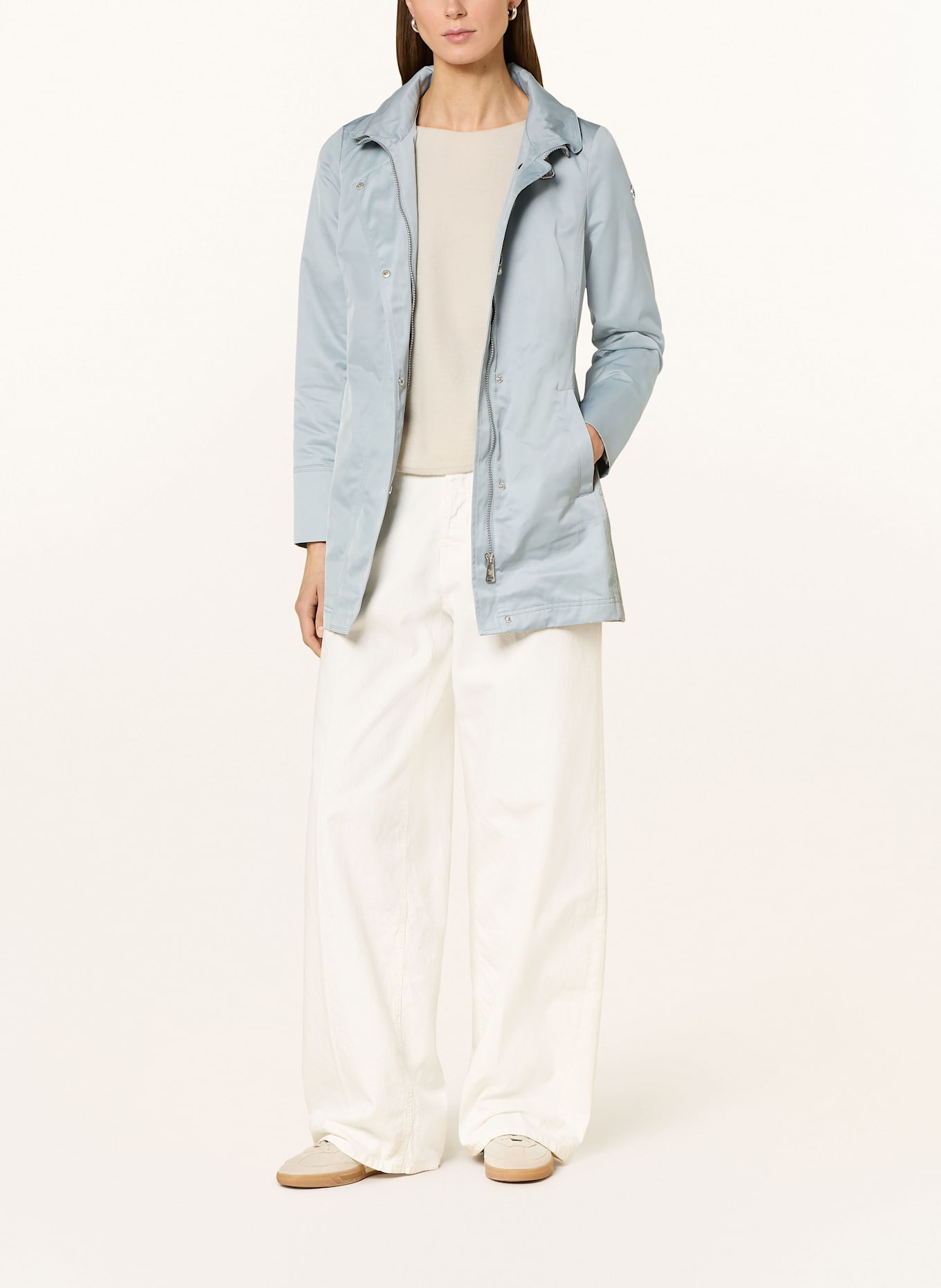 FUCHS SCHMITT Parka: LIGHT BLUE