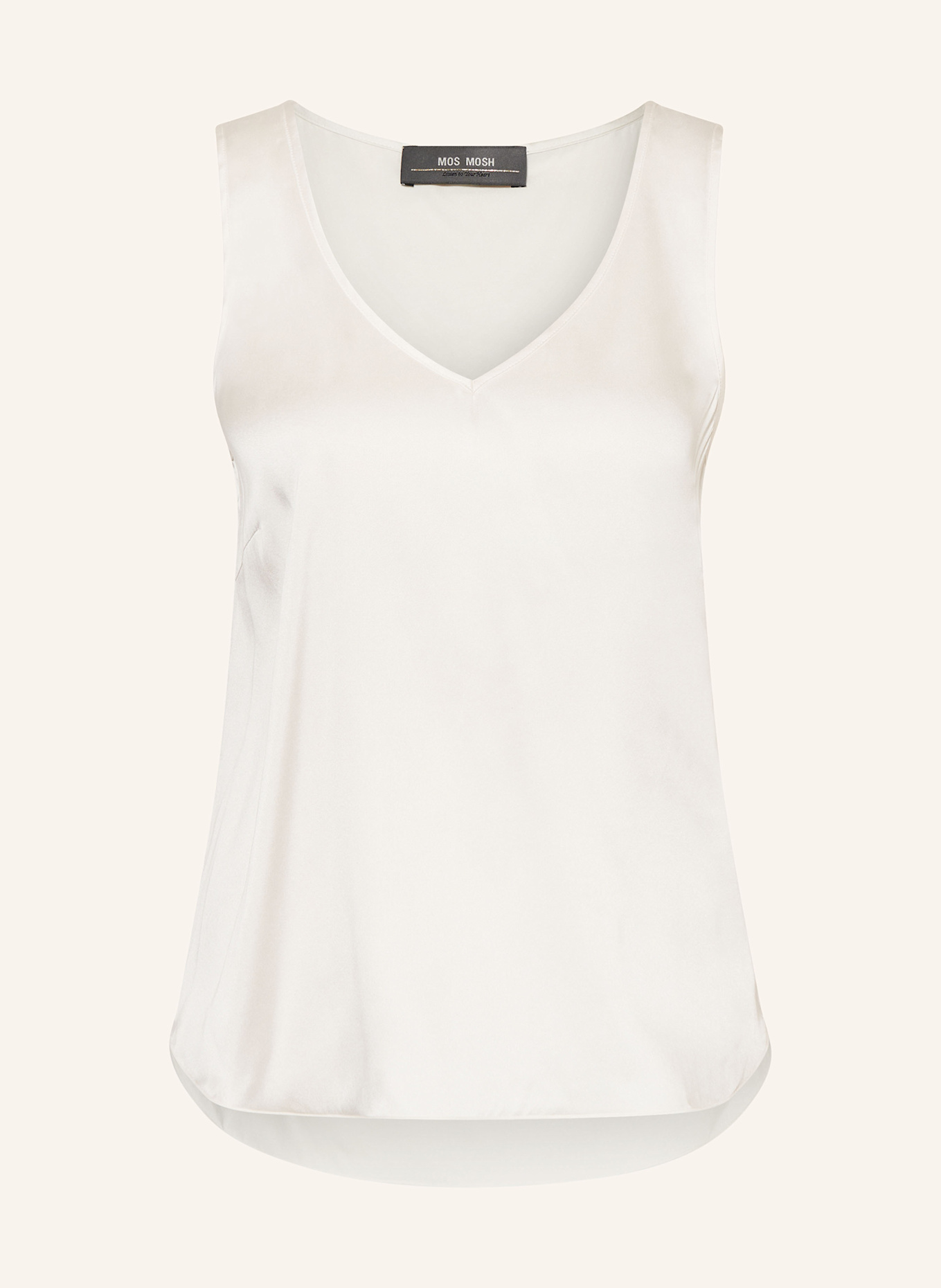 MOS MOSH Halenkový top MMASTRID z hedvábí: REŽNÁ