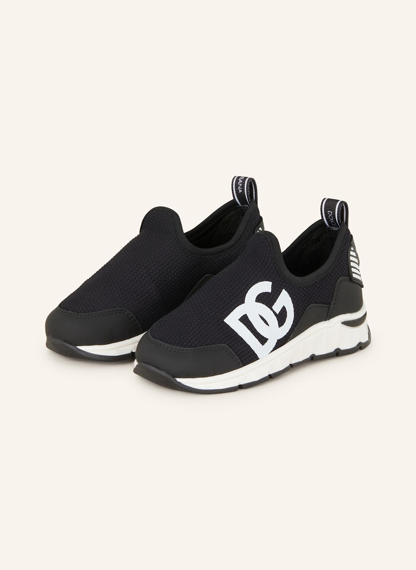 DOLCE & GABBANA Sneaker: SCHWARZ/ WEISS