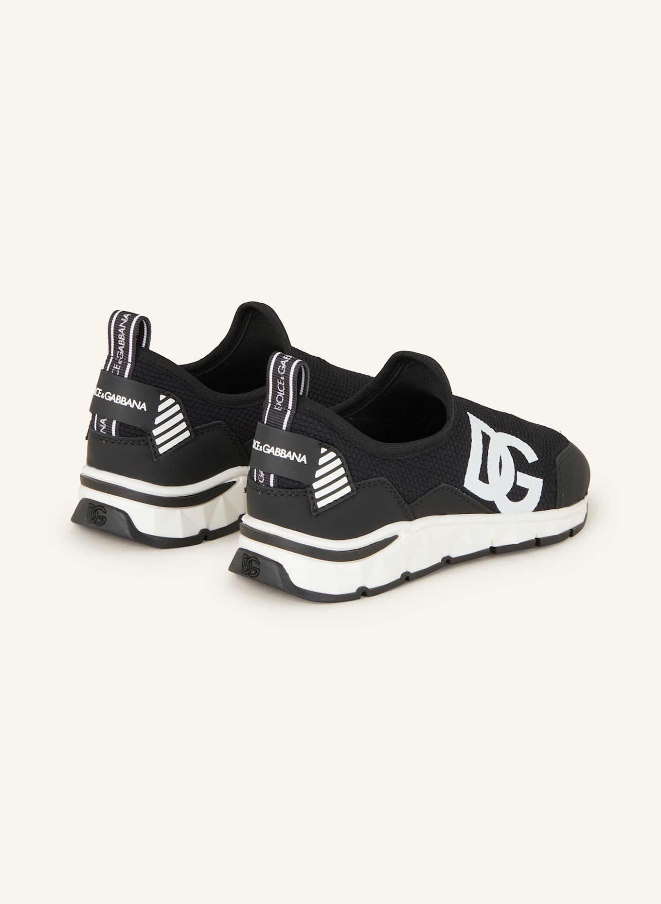 DOLCE & GABBANA Sneaker: SCHWARZ/ WEISS