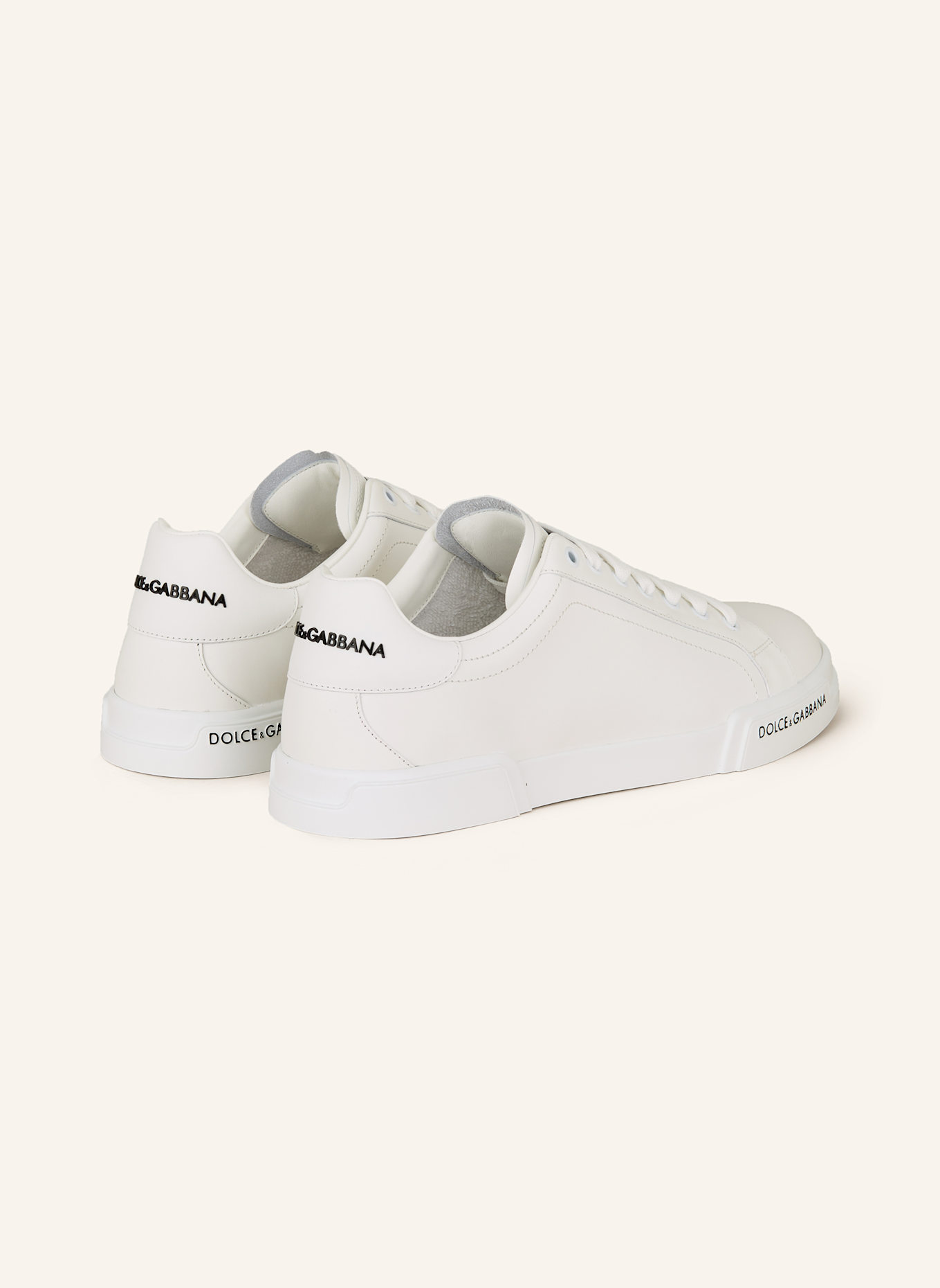 DOLCE & GABBANA Sneakersy PORTOFINO: BÍLÁ