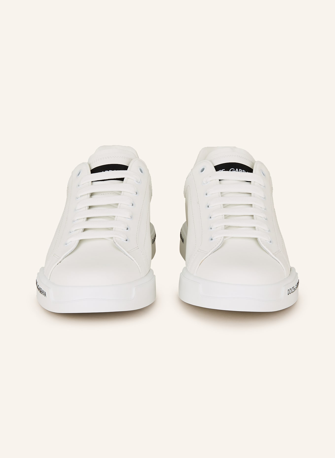 DOLCE & GABBANA Sneakersy PORTOFINO: BÍLÁ
