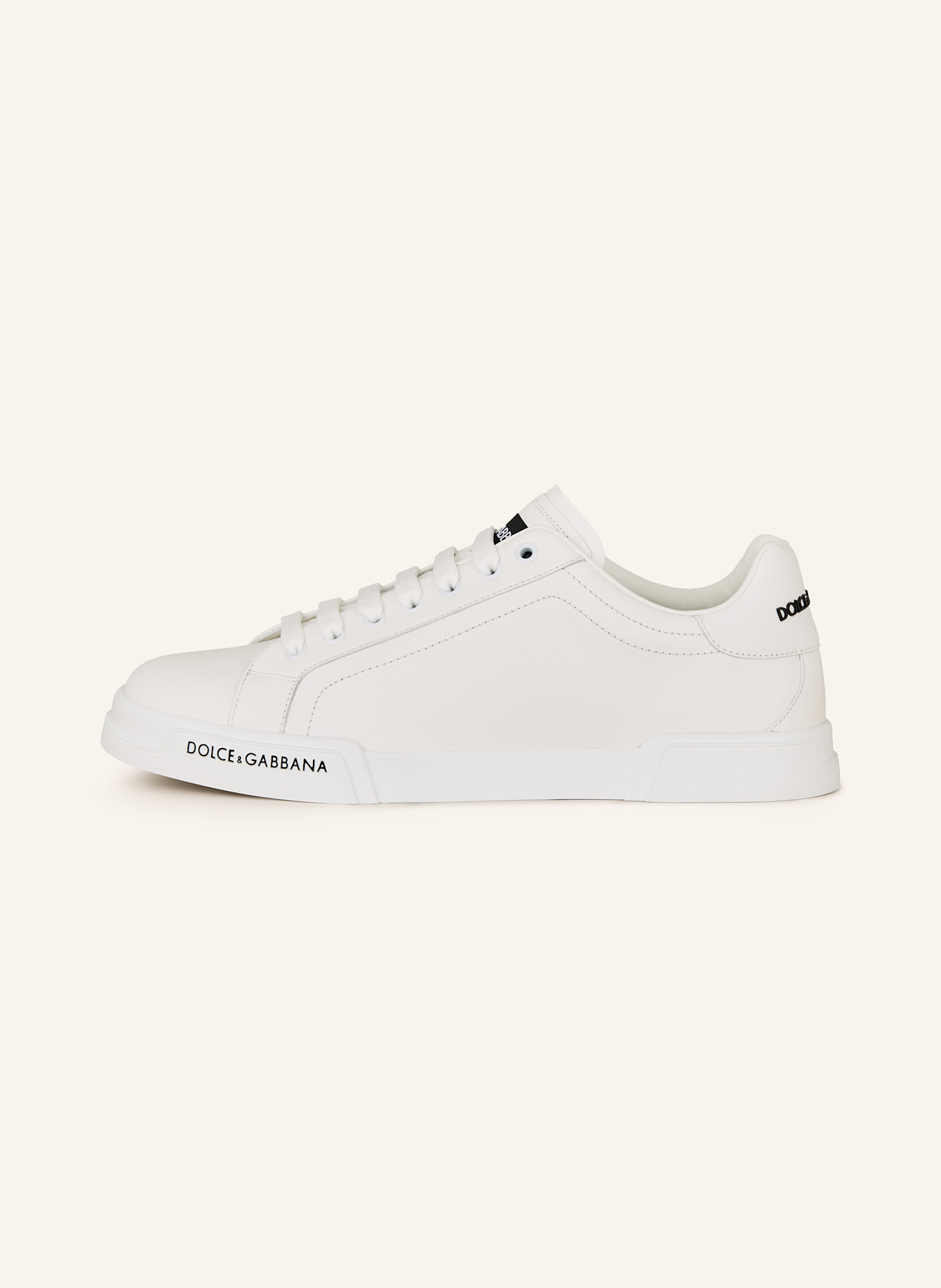 DOLCE & GABBANA Sneakersy PORTOFINO: BÍLÁ