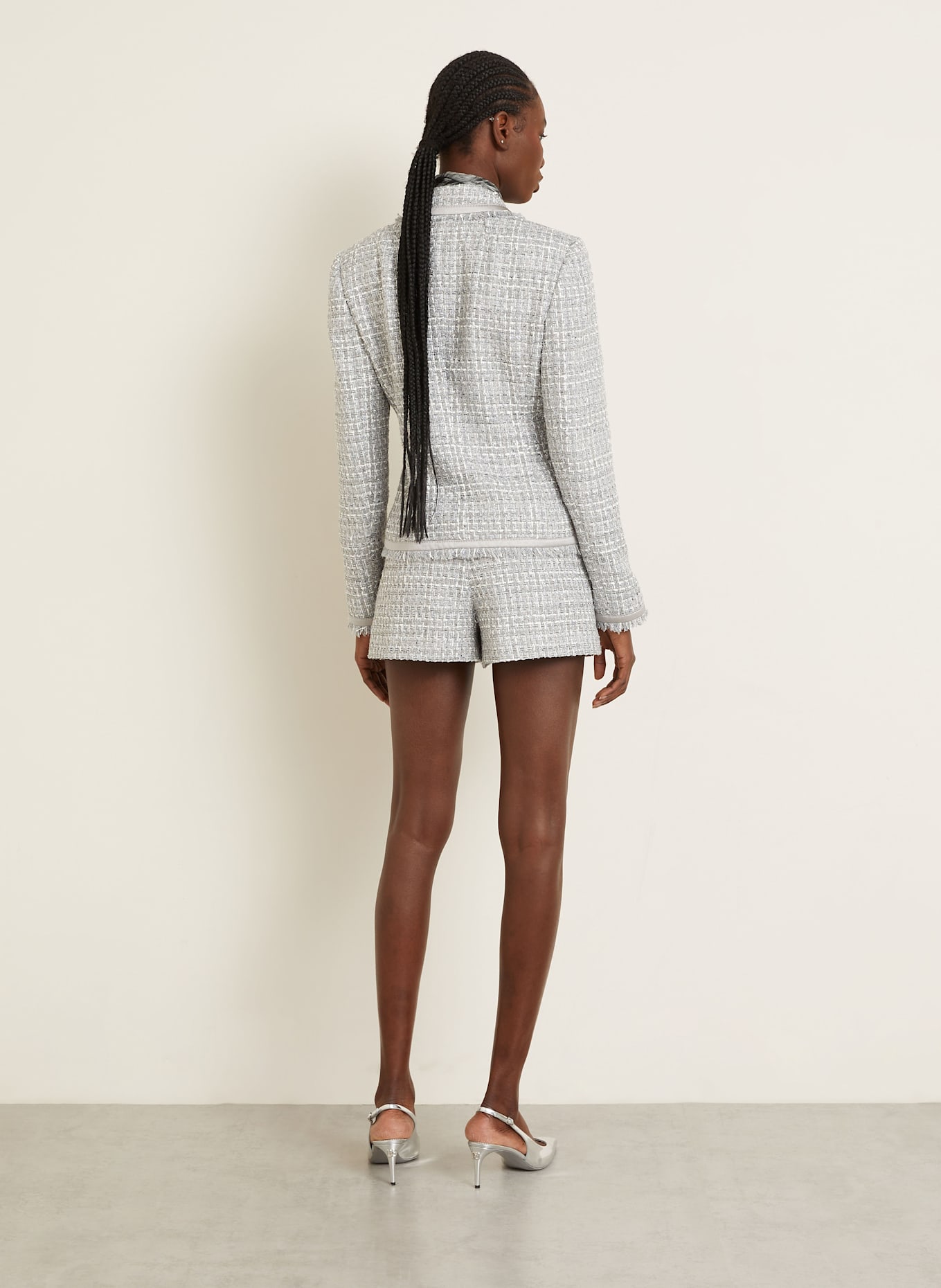 DOLCE & GABBANA Bouclé blazer with glitter thread: baby dolce gabbana sicily 58 micro bag item