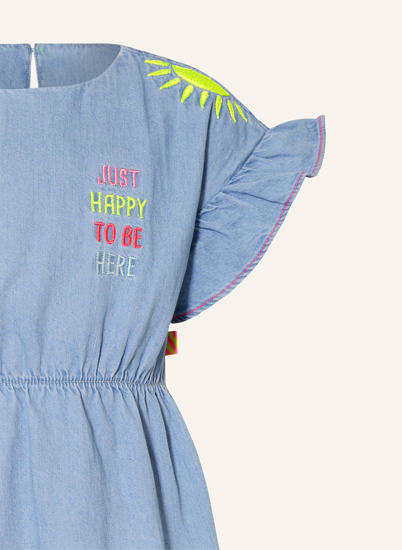 Billieblush Jeanskleid: HELLBLAU / GELB