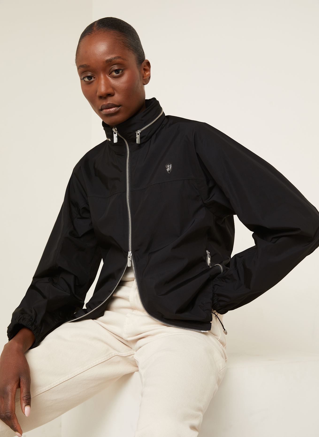 BURBERRY Kurtka: CZARNY