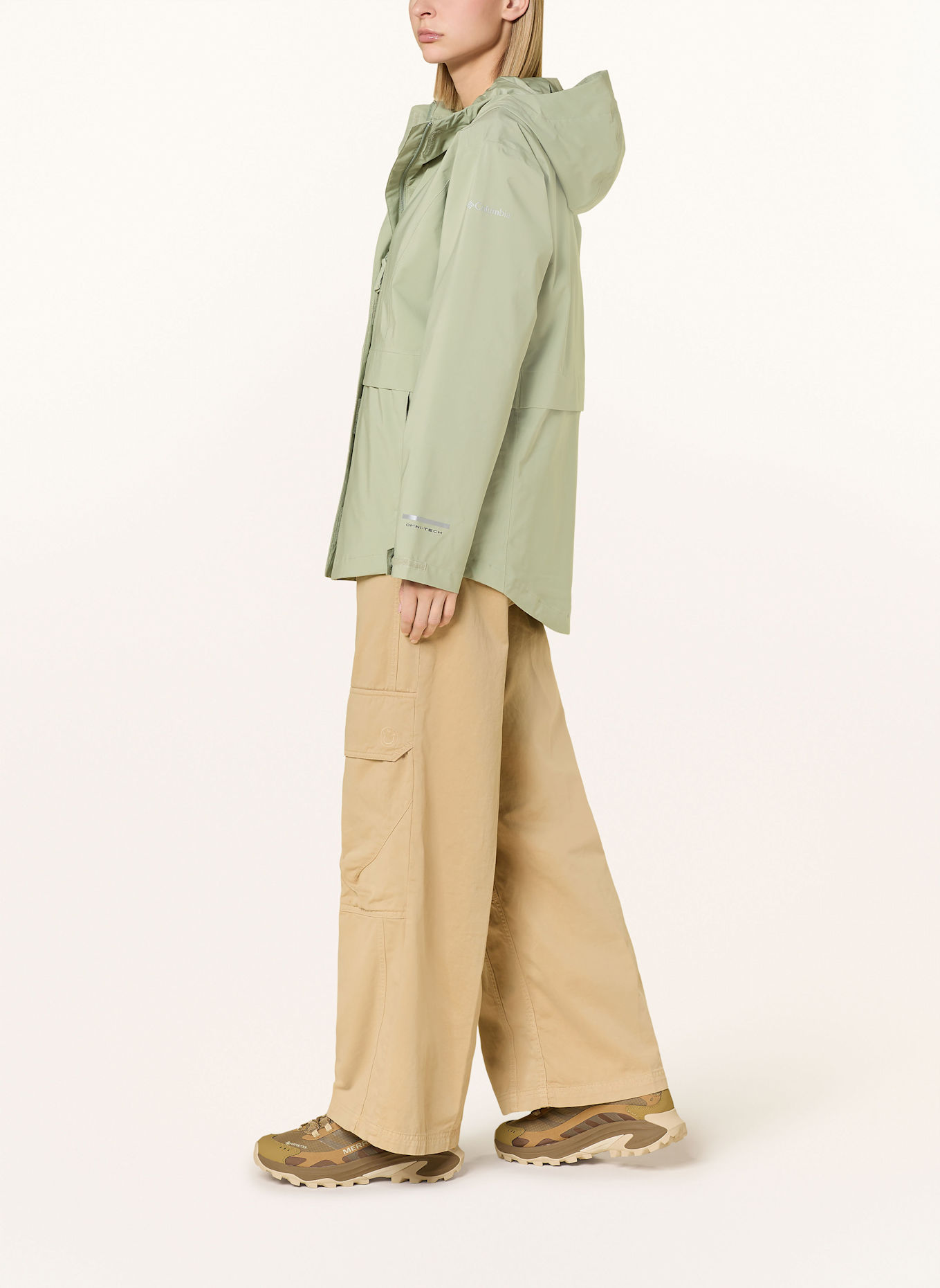 Columbia Regenjacke ALTBOUND: HELLGRÜN