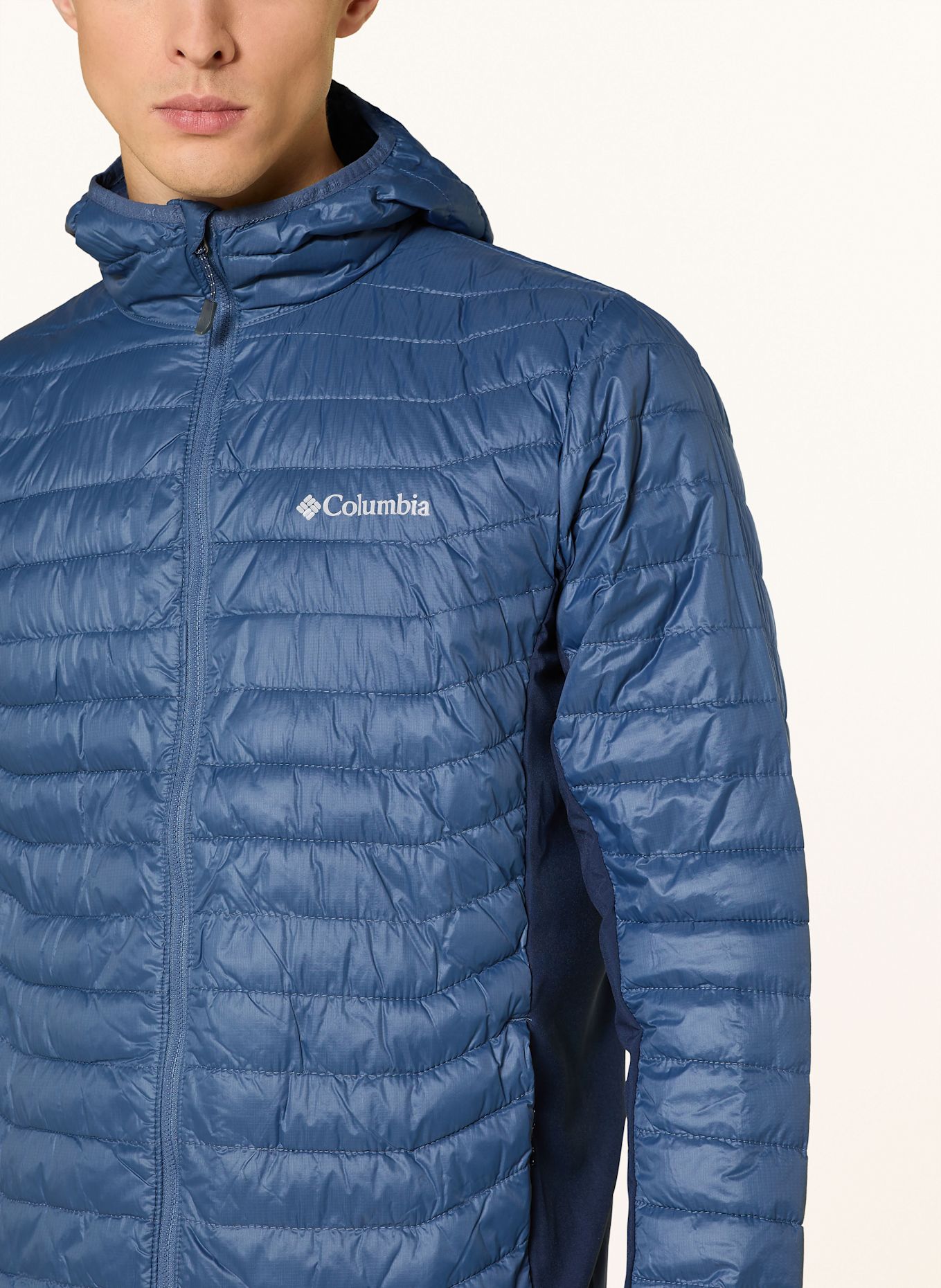 Columbia Hybrid-Steppjacke POWDER PASS™: DUNKELBLAU