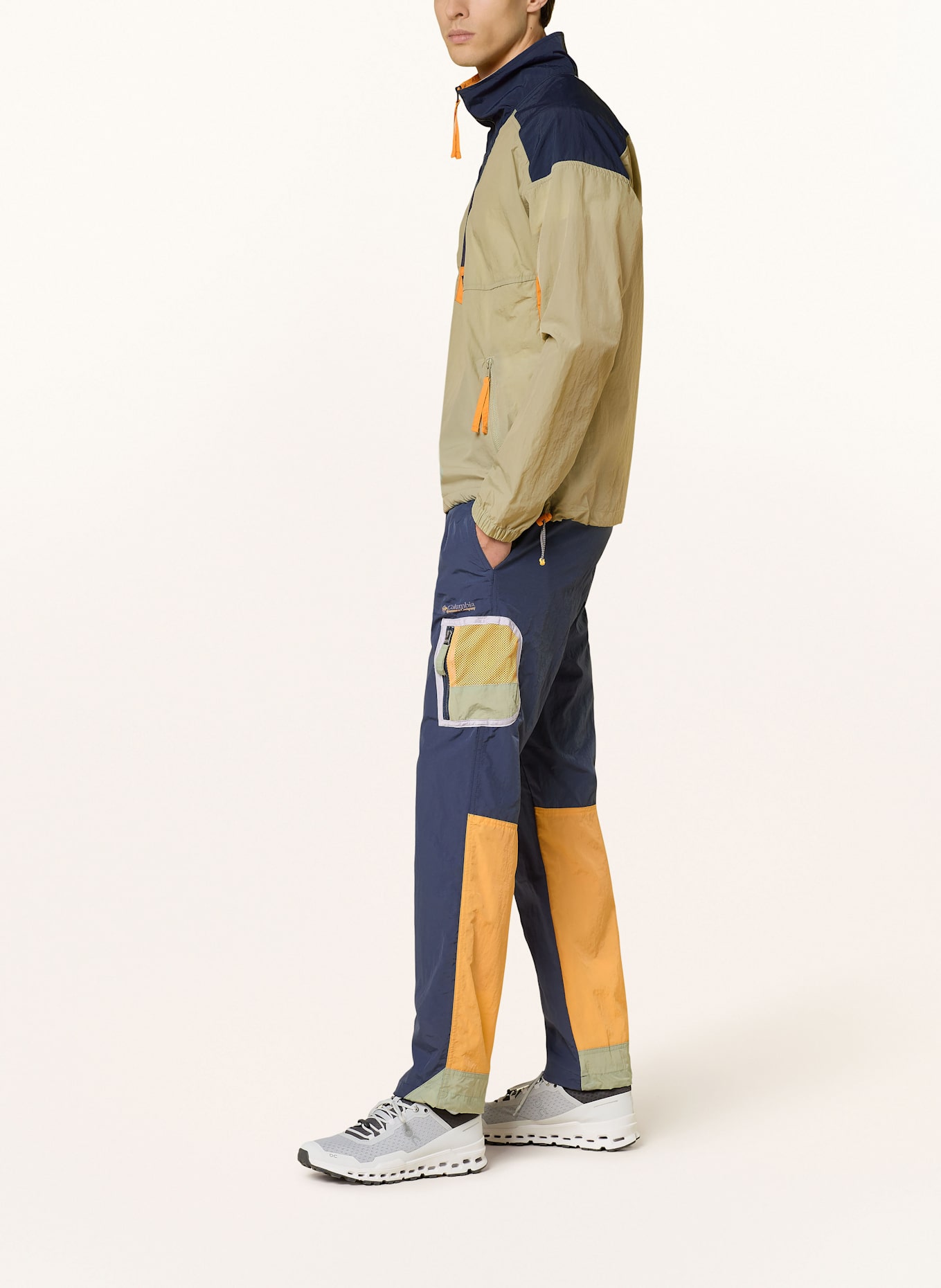 Columbia Spodnie trekkingowe CHALLENGER™ WINDBREAKER: GRANATOWY / POMARAŃCZOWY / ZIELONY