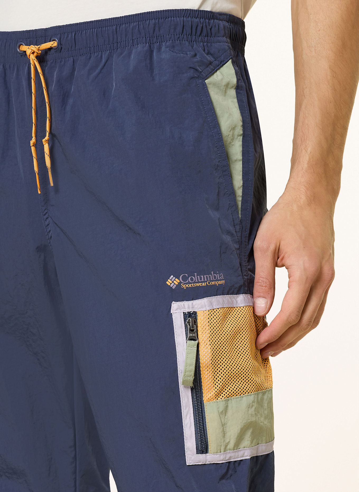 Columbia Spodnie trekkingowe CHALLENGER™ WINDBREAKER: GRANATOWY / POMARAŃCZOWY / ZIELONY