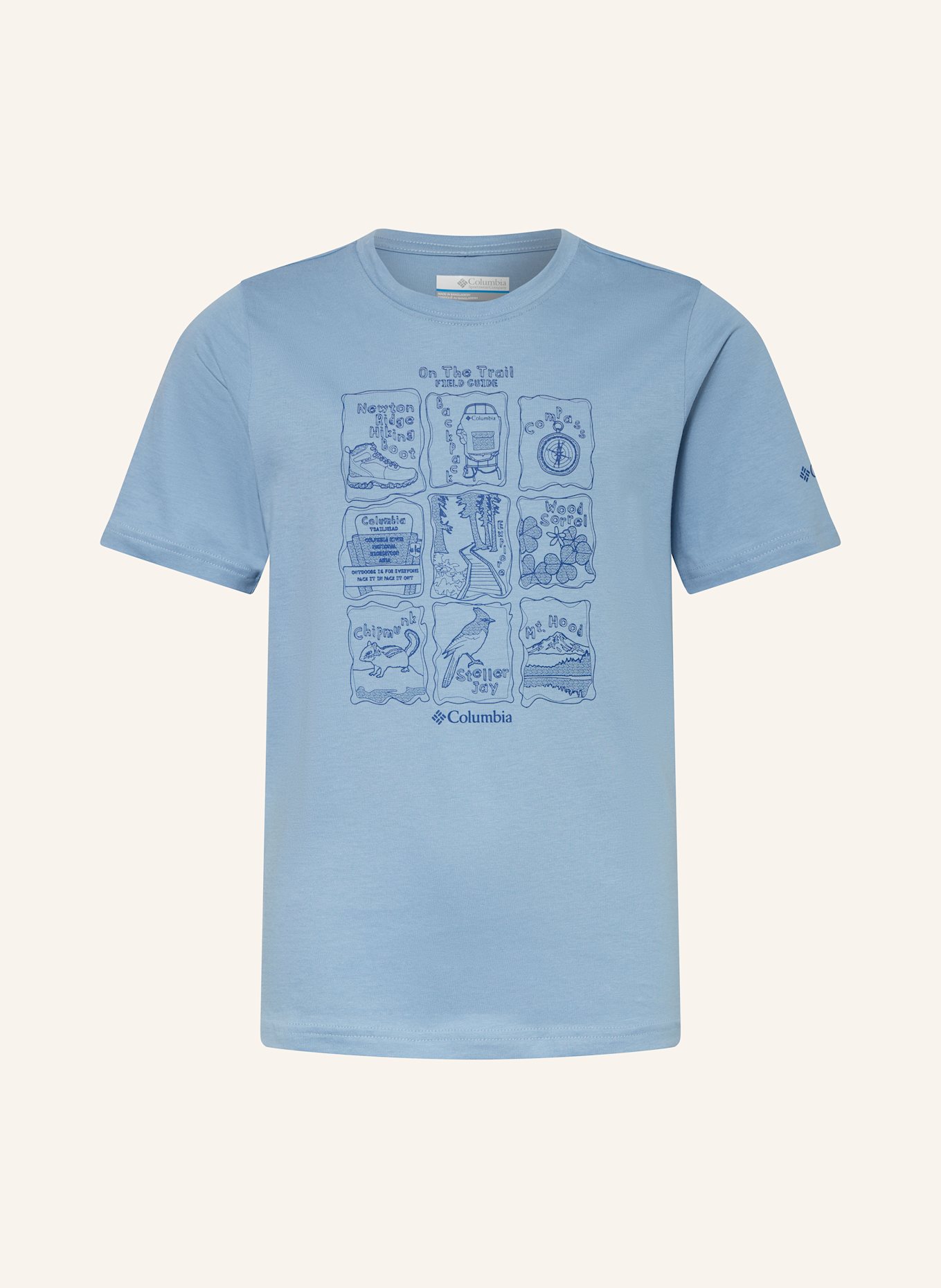 Columbia T-shirt VALLEY CREEK™: JASNONIEBIESKI