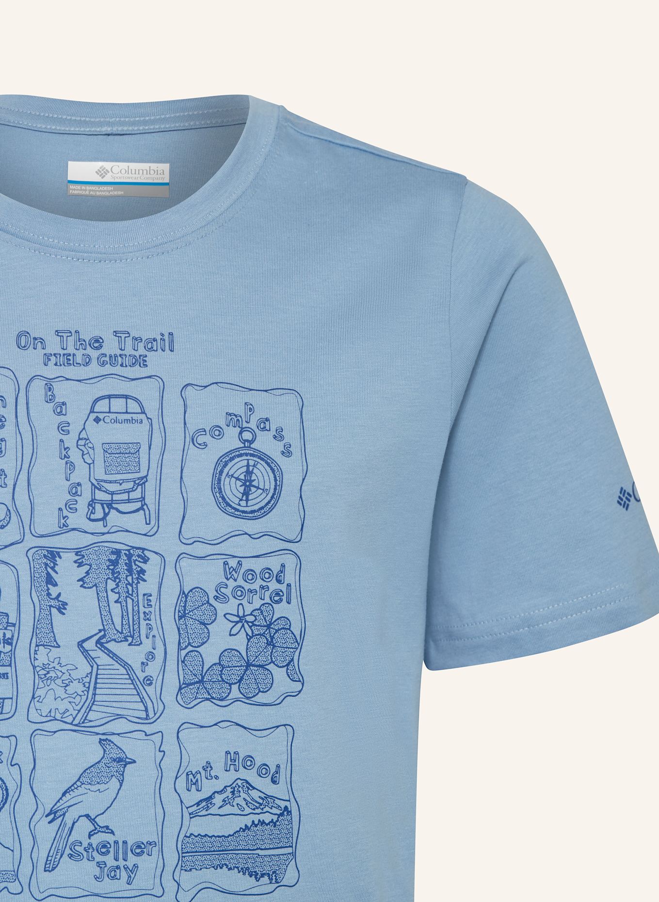 Columbia T-shirt VALLEY CREEK™: JASNONIEBIESKI