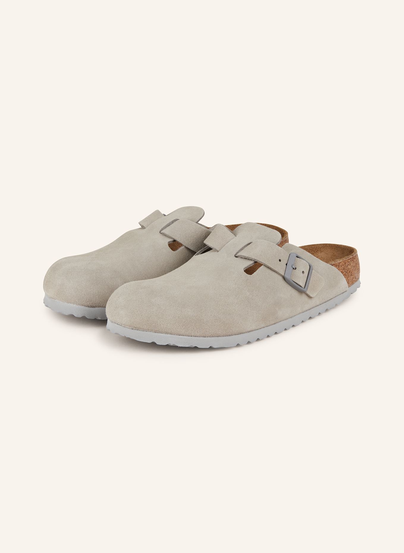 BIRKENSTOCK Pantoletten BOSTON LEVE, Farbe: TAUPE (Bild 1)