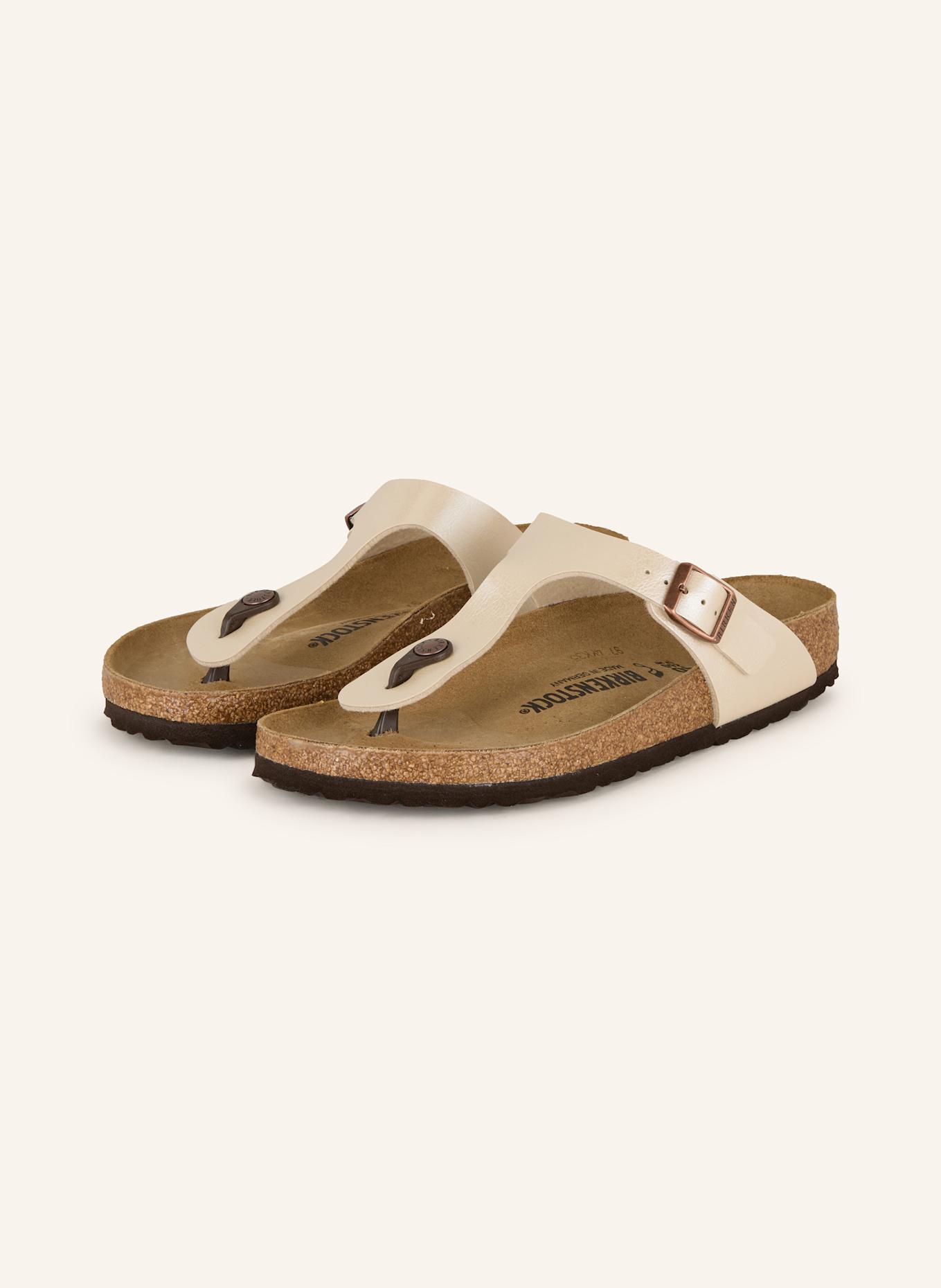 BIRKENSTOCK Zehentrenner GIZEH: CREME