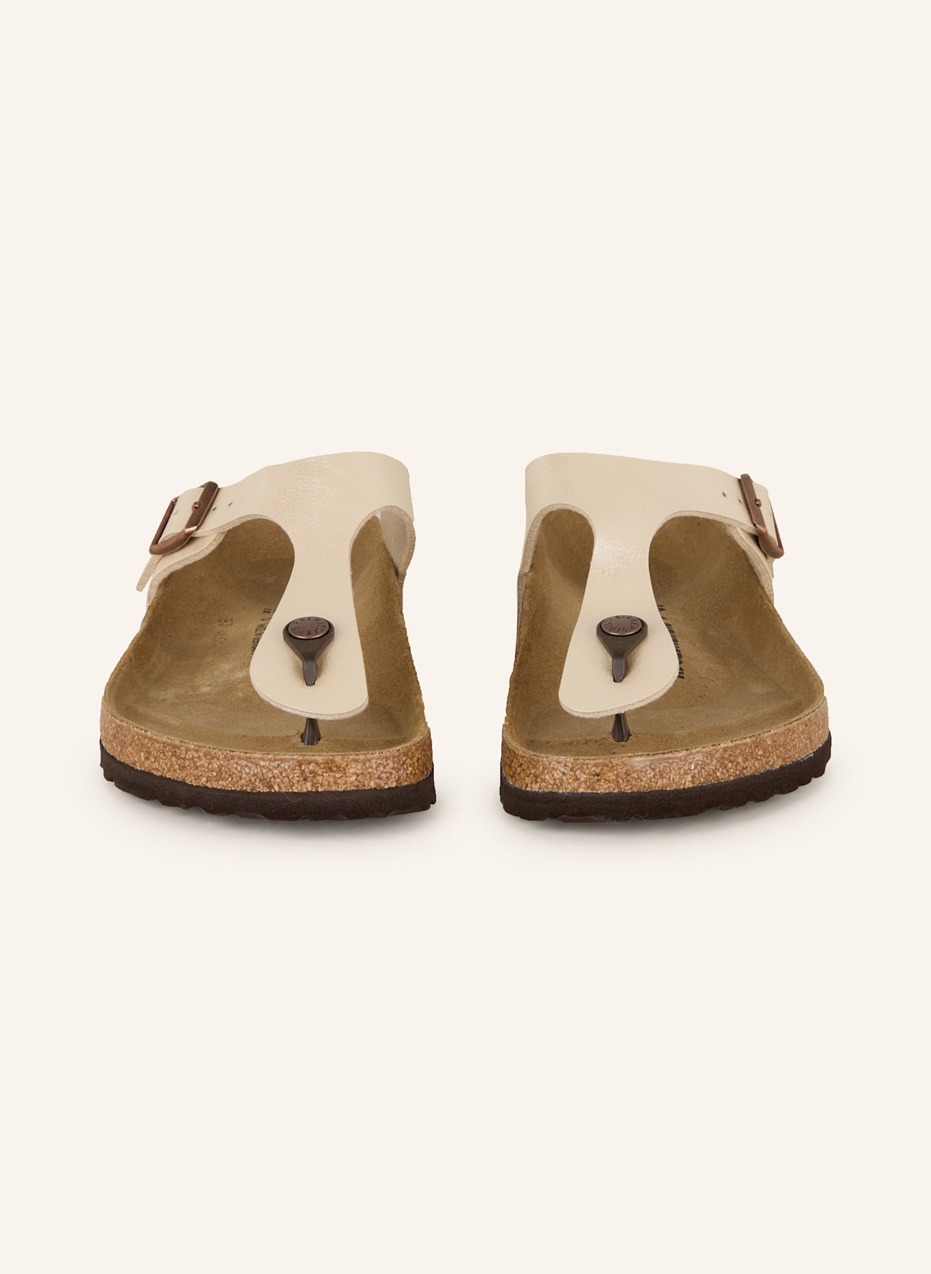 BIRKENSTOCK Zehentrenner GIZEH: CREME