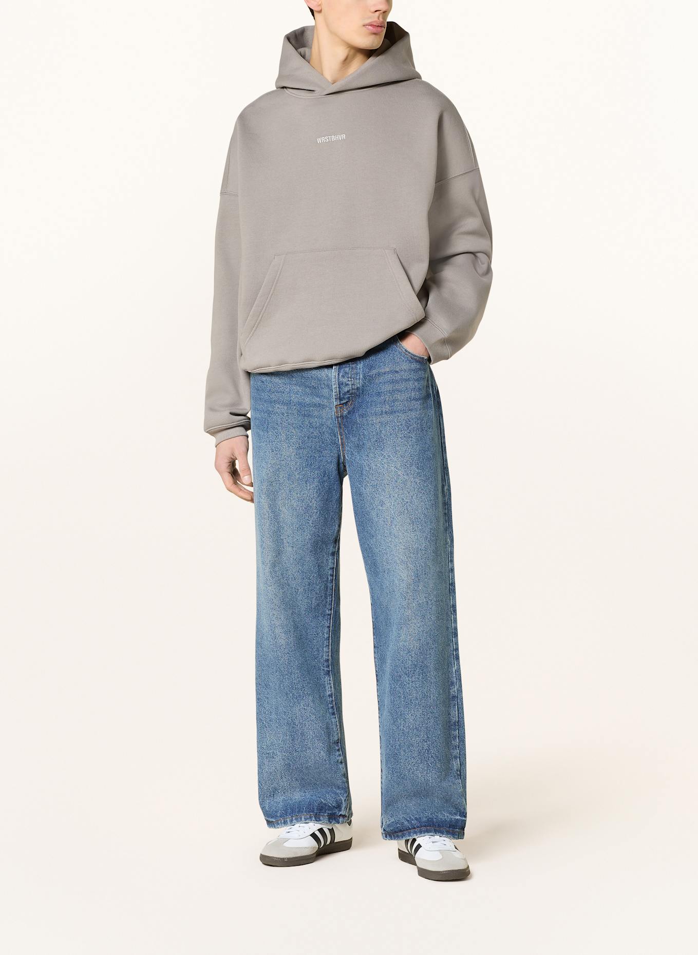 WRSTBHVR Mikina s kapucí GARM V3: ŠEDÁ