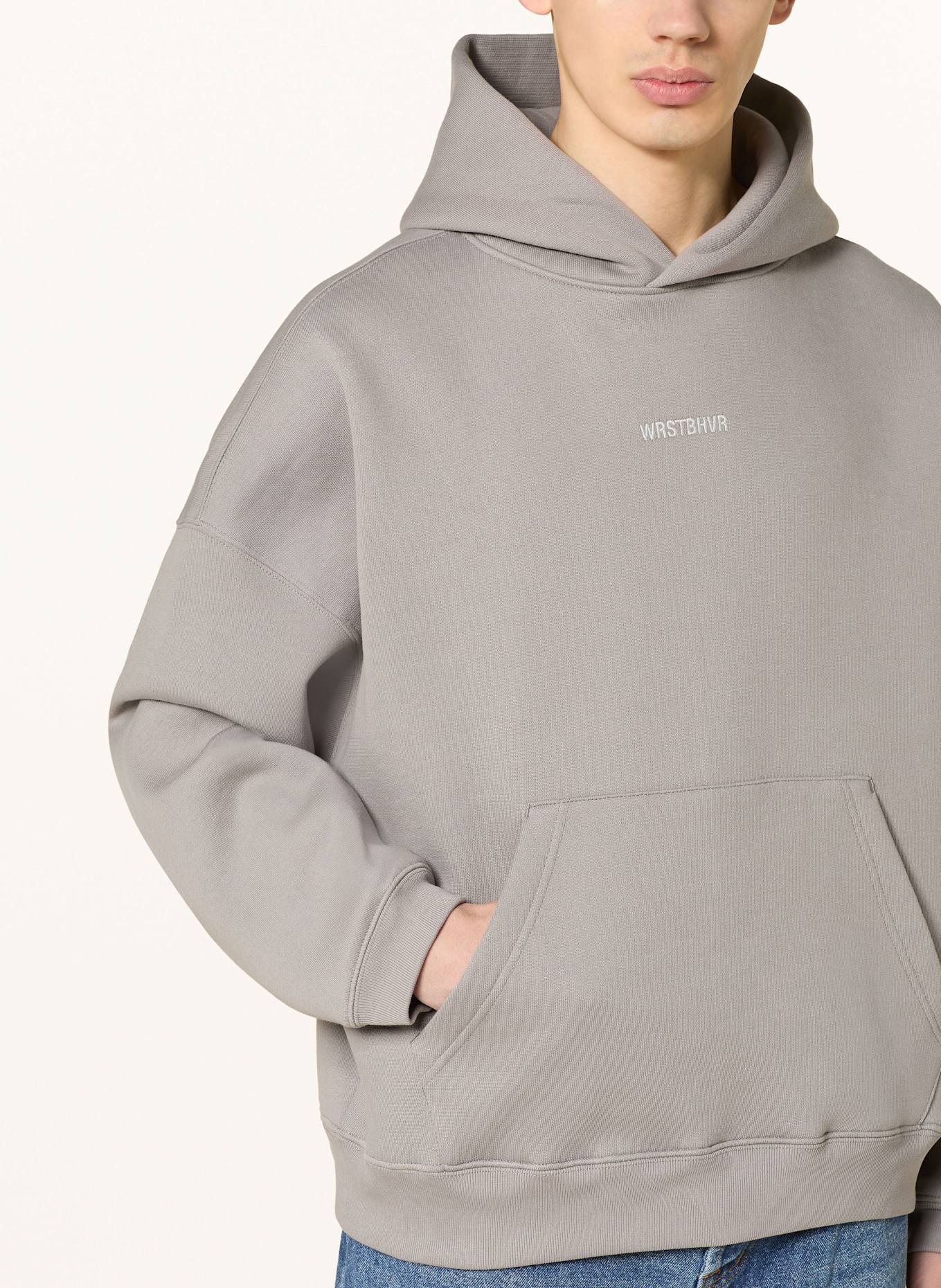 WRSTBHVR Mikina s kapucí GARM V3: ŠEDÁ