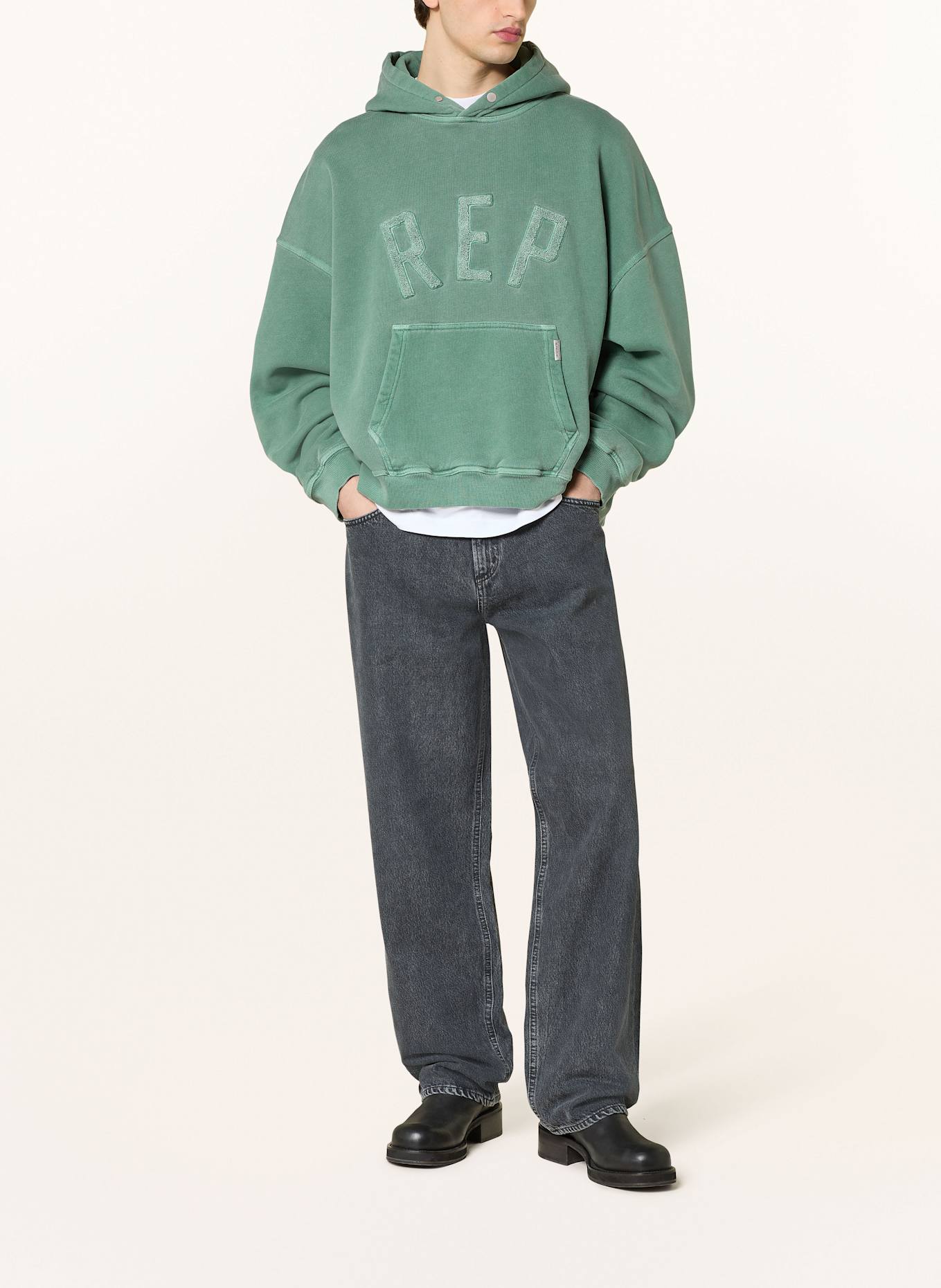 REPRESENT Hoodie, Color: GREEN (Image 2)