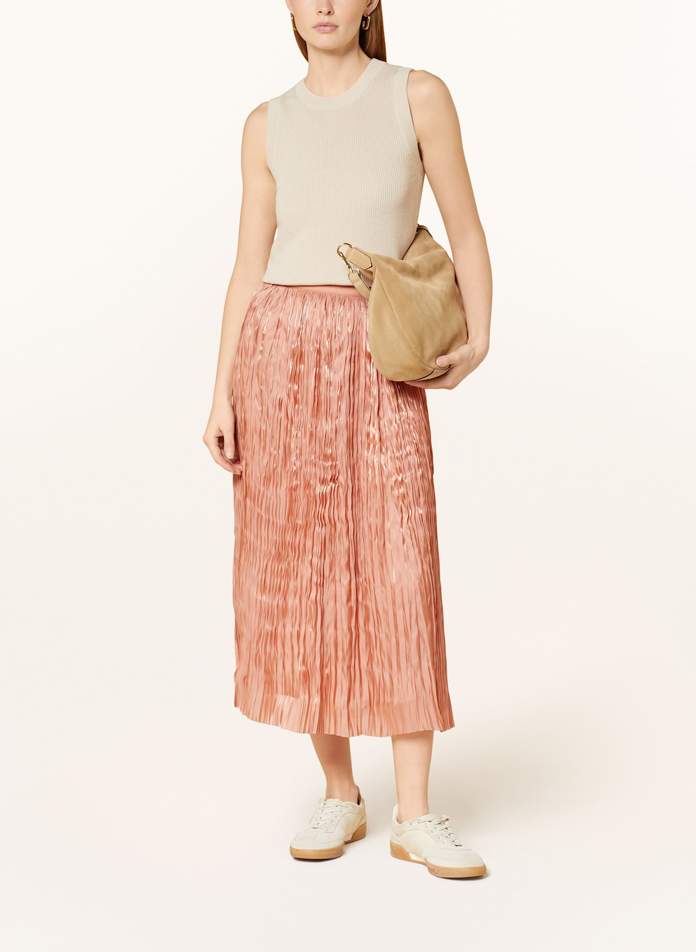 CARTOON Plisseerock: HELLORANGE