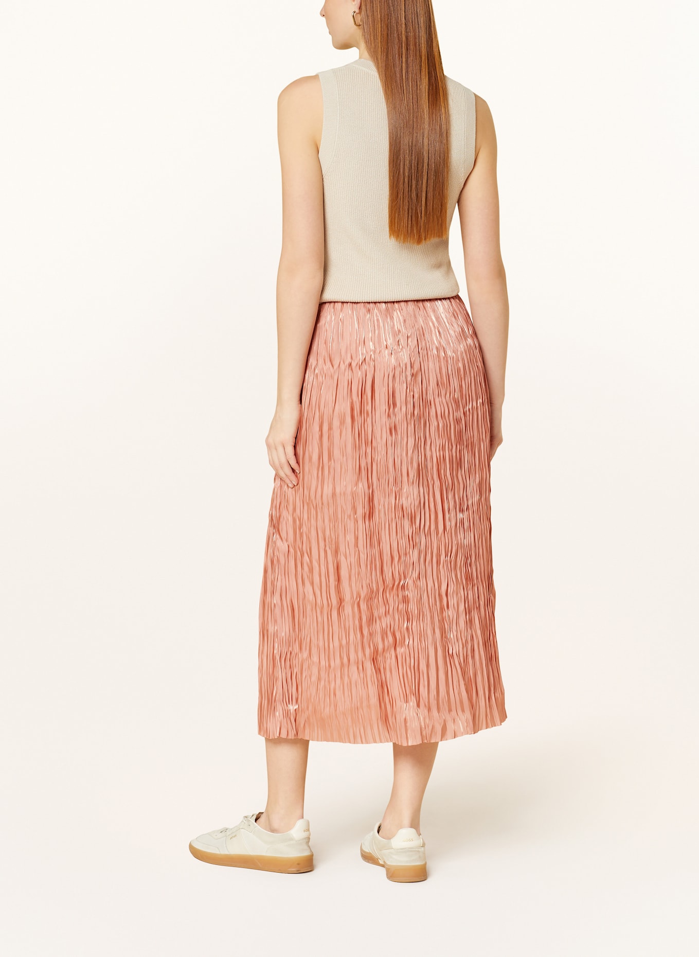 CARTOON Plisseerock: HELLORANGE