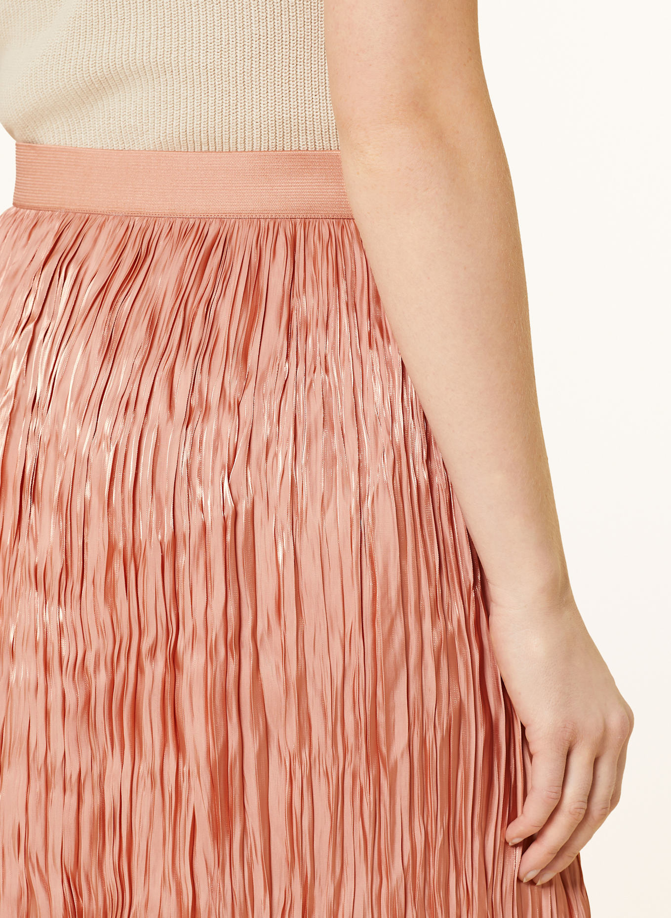 CARTOON Plisseerock: HELLORANGE