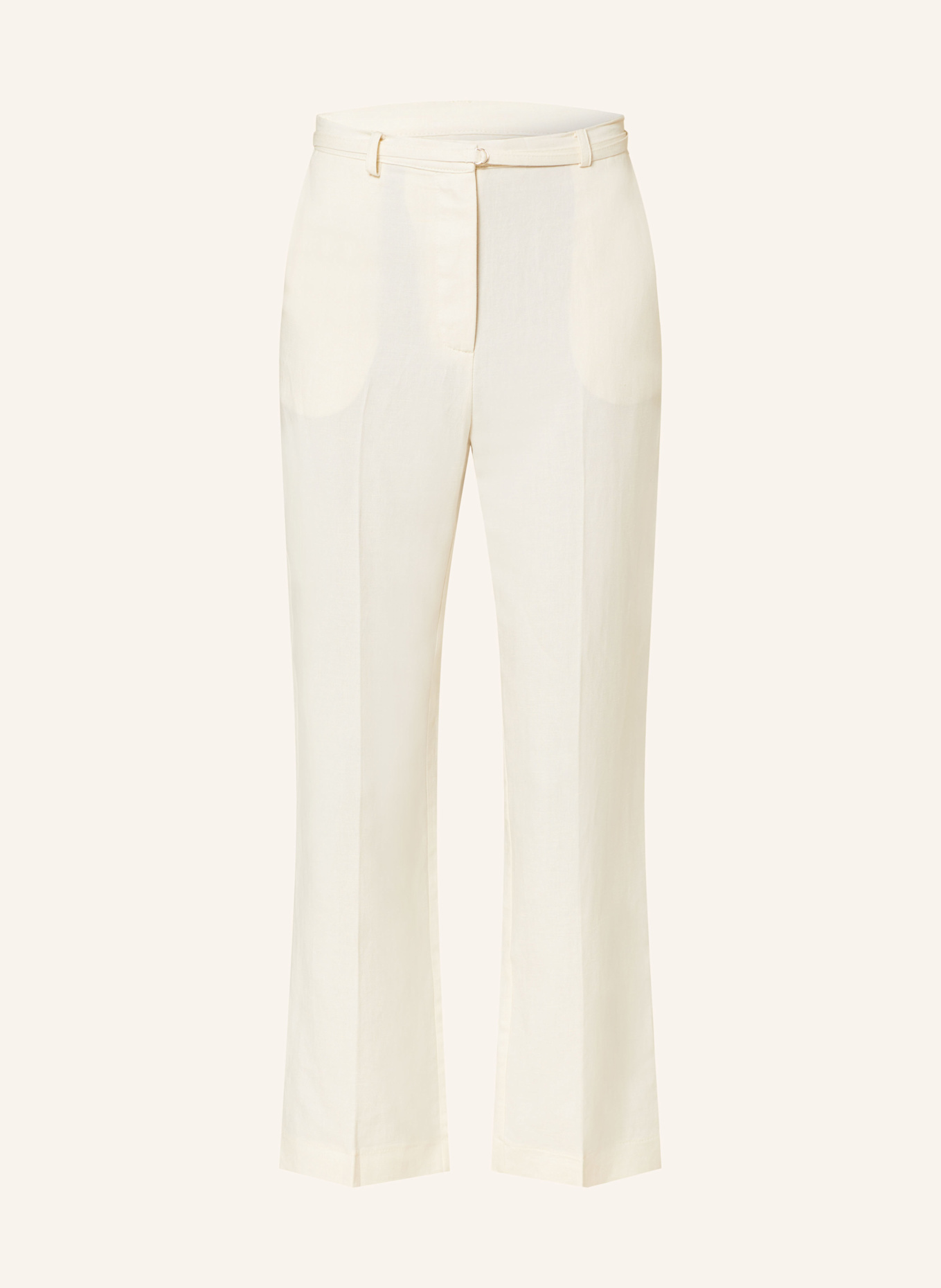 PATRIZIA PEPE Culottes with linen: CREAM